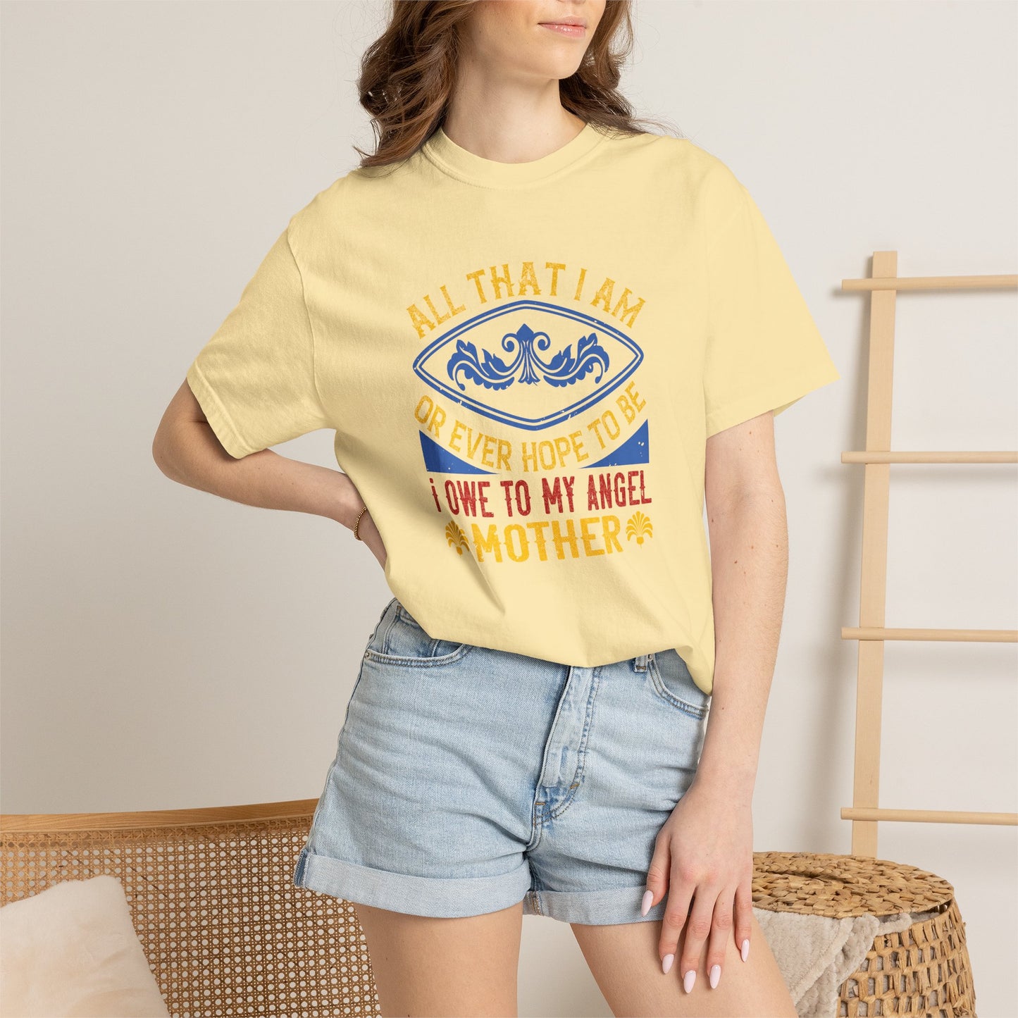 Mom T-shirt Mother Day Mama Tee Unisex Comfort Colors Garment-Dyed Cotton h61