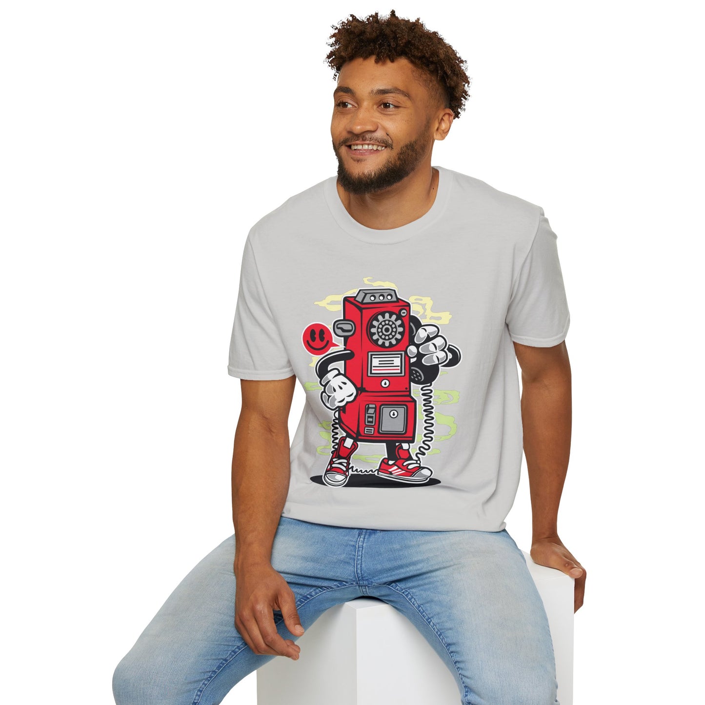 Cartoon T Shirt Animation T Shirt Funny Graphic Tee Softstyle 64000 Unisex Short Sleeve