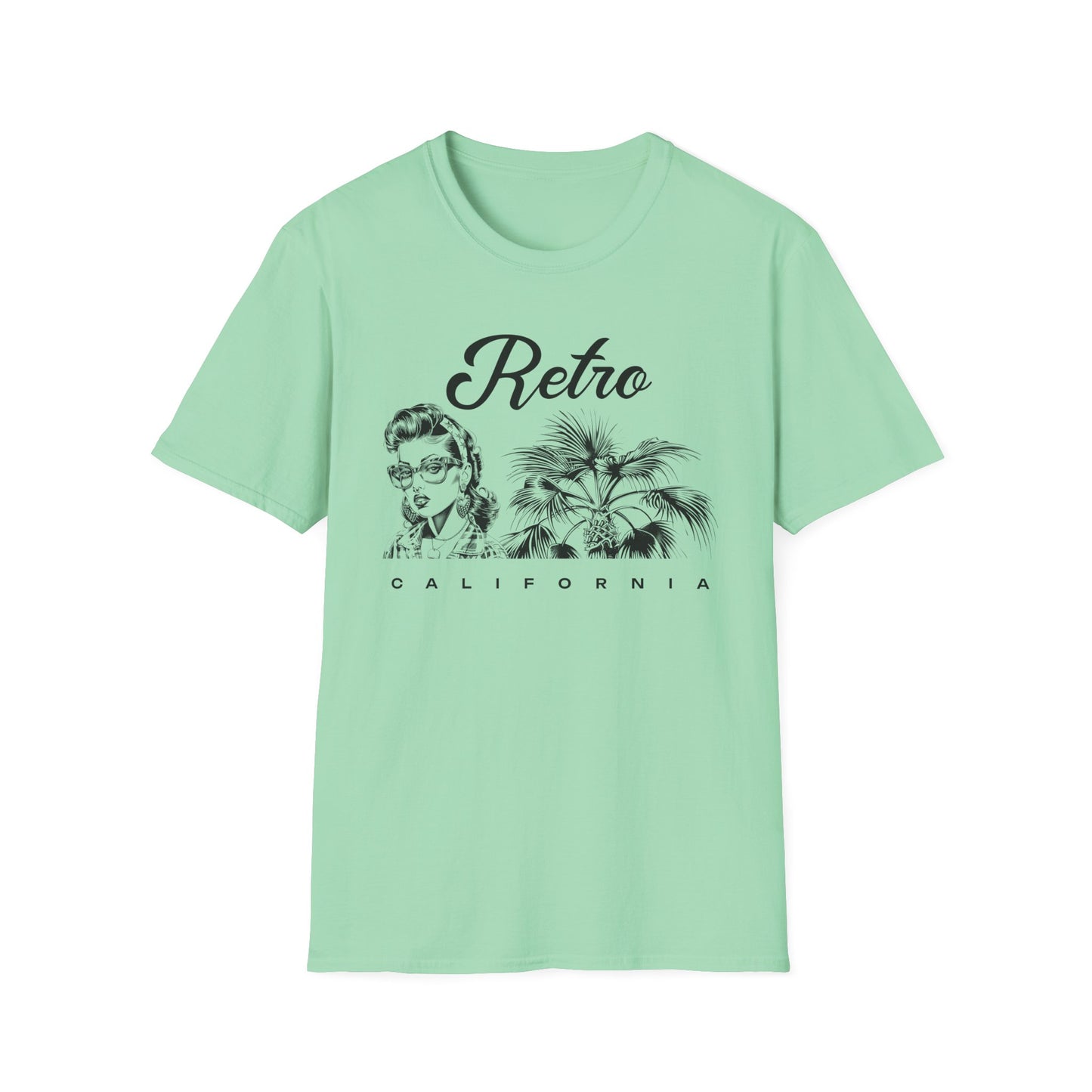 Retro T Shirt, Retro Design Shirt, Retro Art Tee Shirt, T-shirt with Retro Style