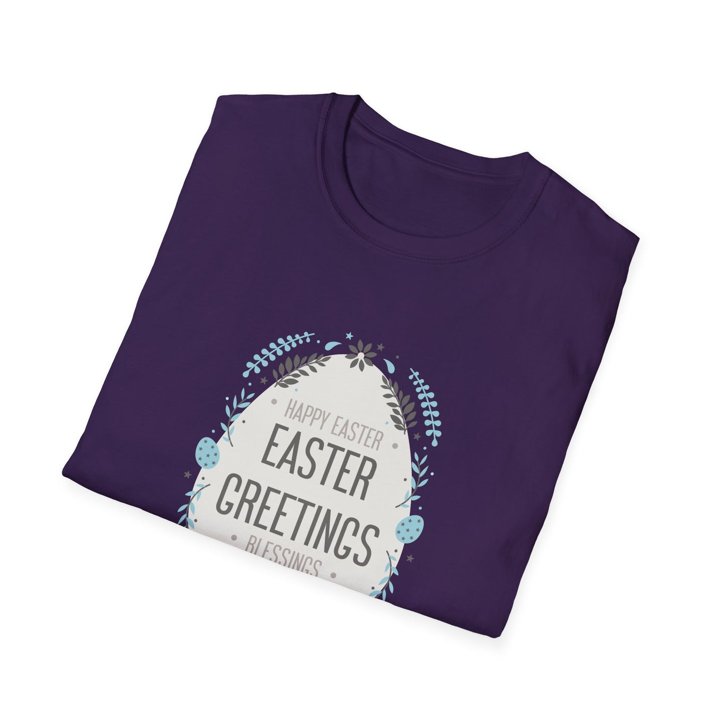 Easter Day T-Shirt, Tee Shirt with Easter Signature, T Shirt with Easter Prints, Tee Shirt with Easter Design - 5