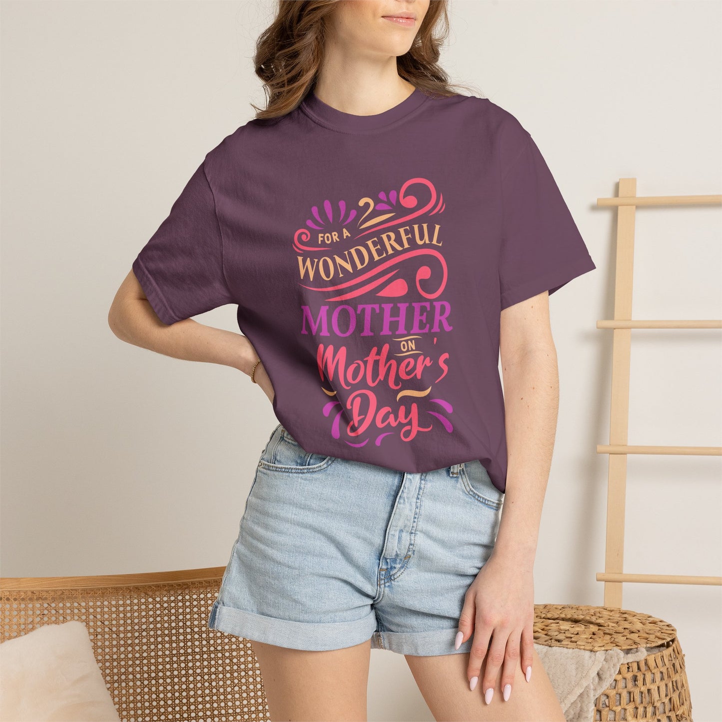 Mom T-shirt Mother's Day Mama Tee Unisex Comfort Colors Garment-Dyed Cotton h18