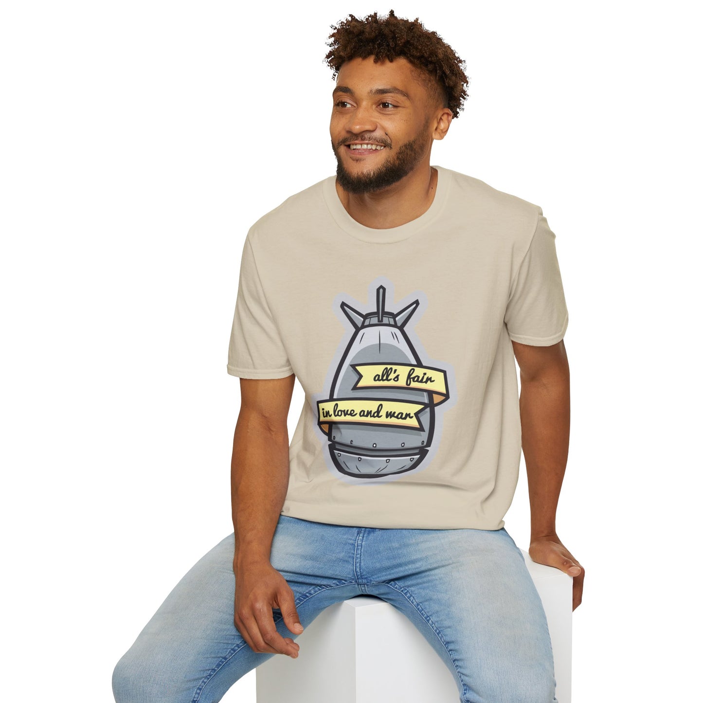 Cartoon T Shirt Animation T Shirt Funny Tee Shirt Unisex Gildan Softstyle 64000 100 Percent Cotton