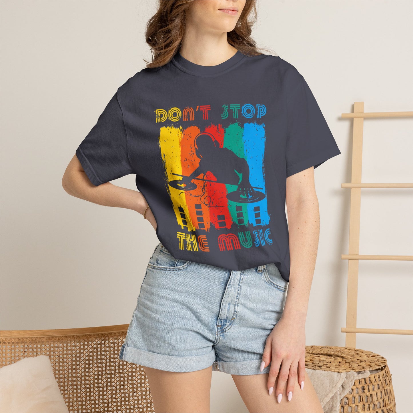 Music Graphic Design Unisex Cotton T-shirt 014