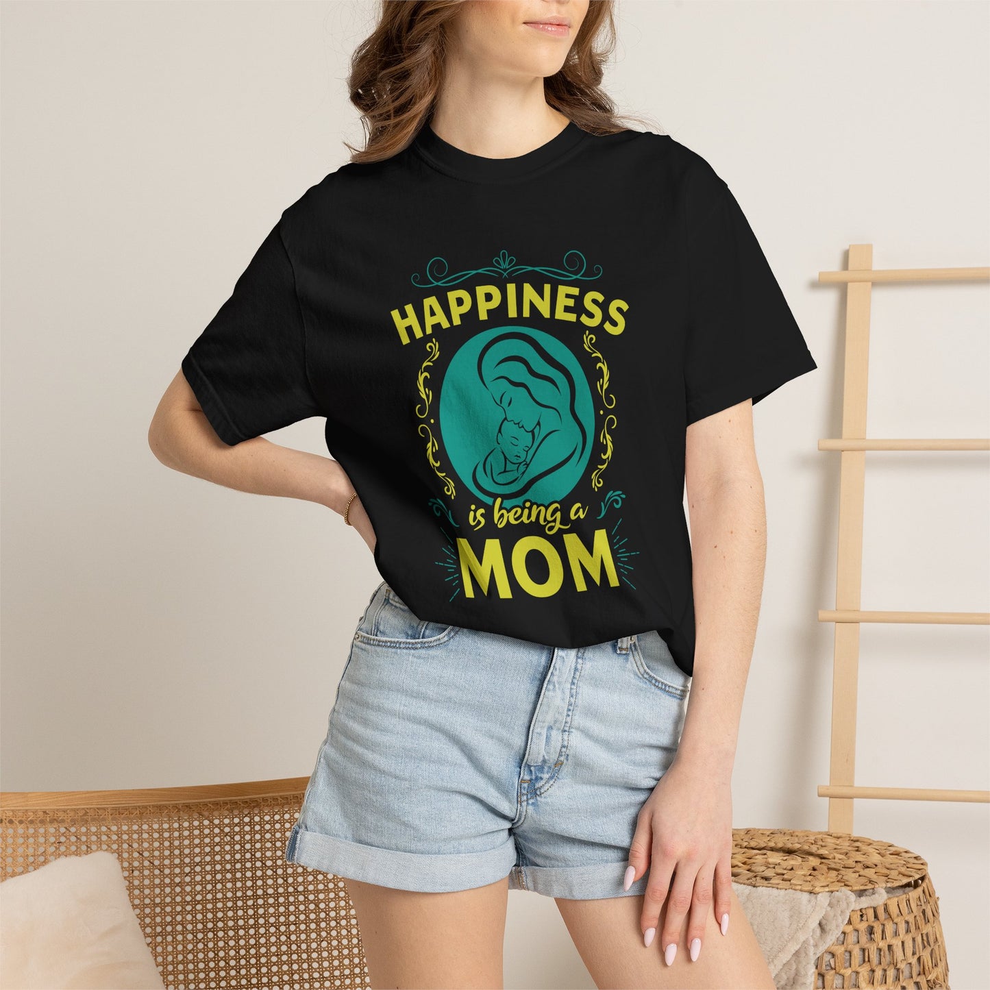 Mom T-shirt Mother's Day Mama Tee Unisex Comfort Colors Garment-Dyed Cotton h19