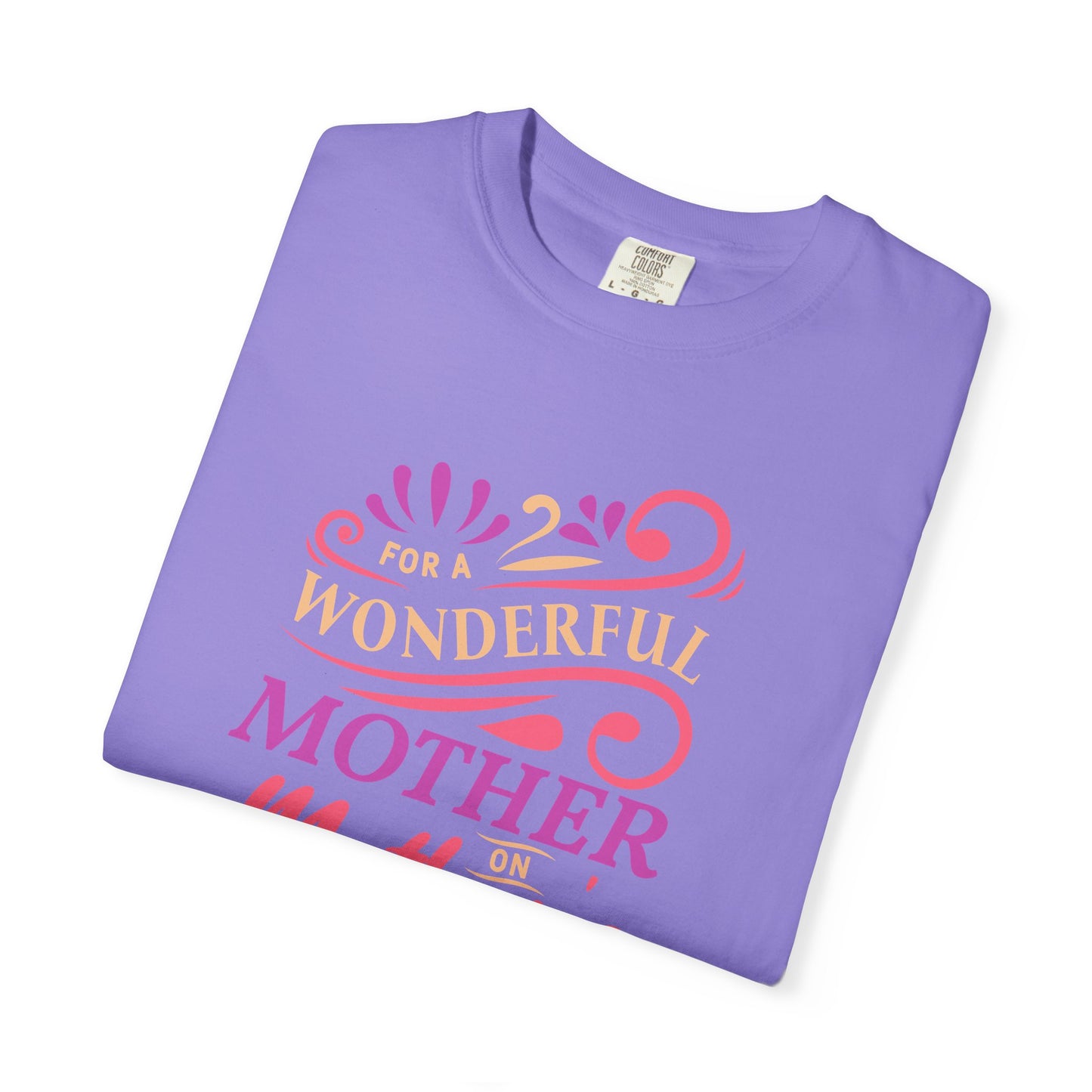 Mom T-shirt Mother's Day Mama Tee Unisex Comfort Colors Garment-Dyed Cotton h18