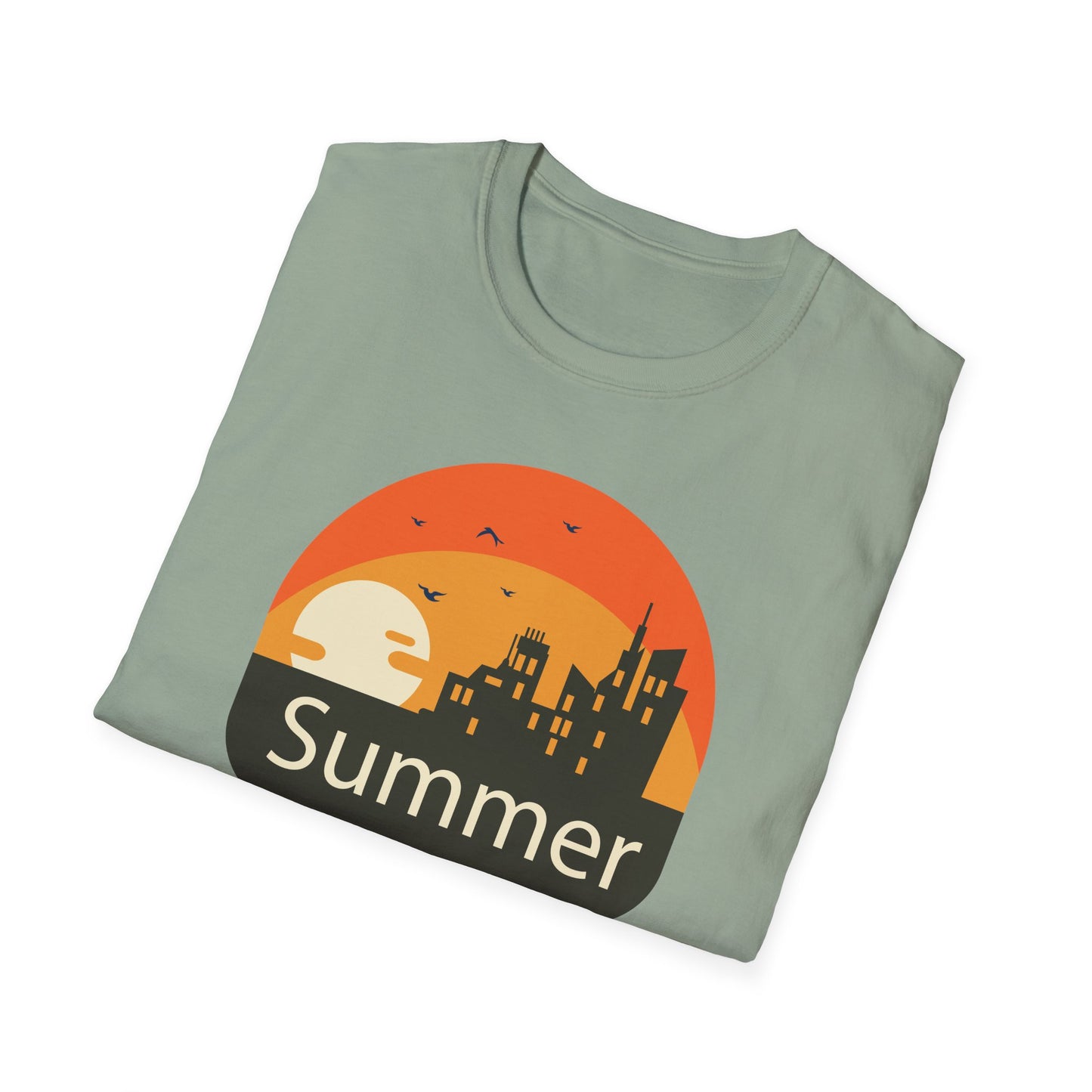 Summer T-Shirt, Summer Design Shirts, Art Tee Shirt with Summer Design - 6
