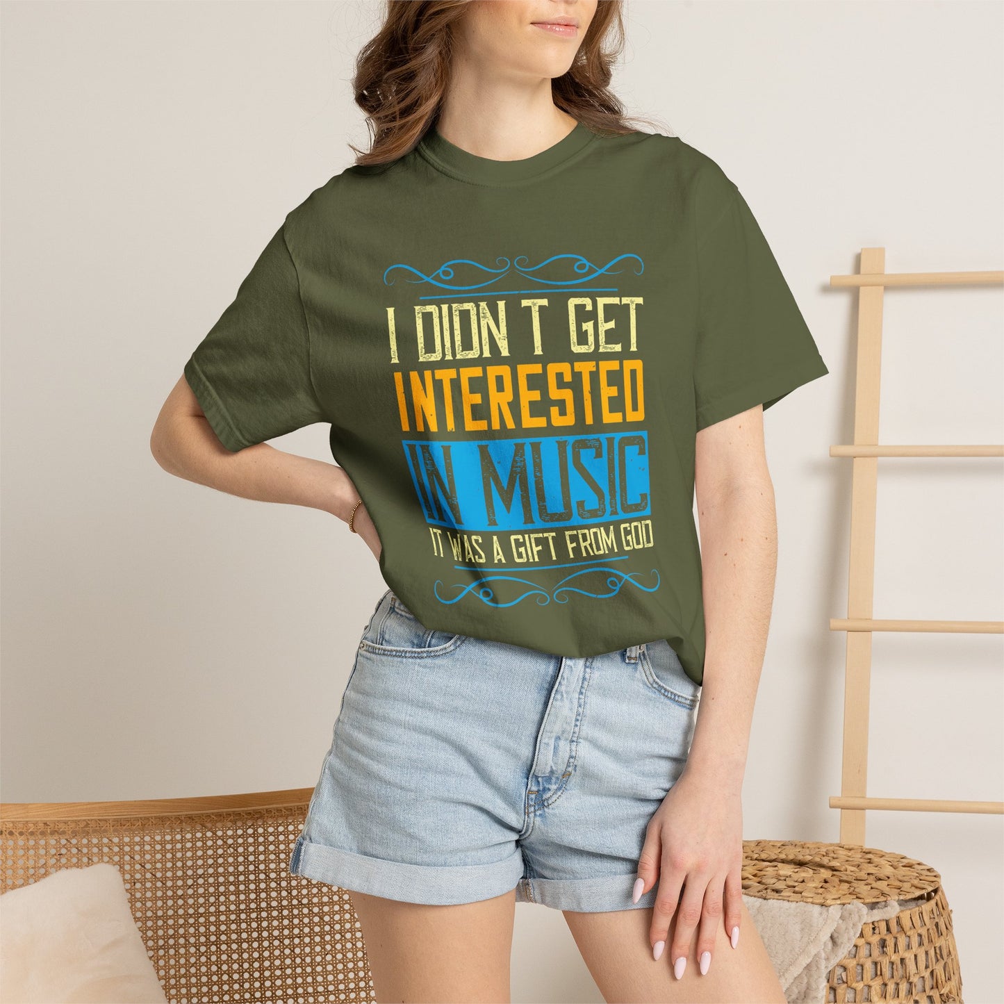 Music Graphic Design Unisex Cotton T-shirt m5
