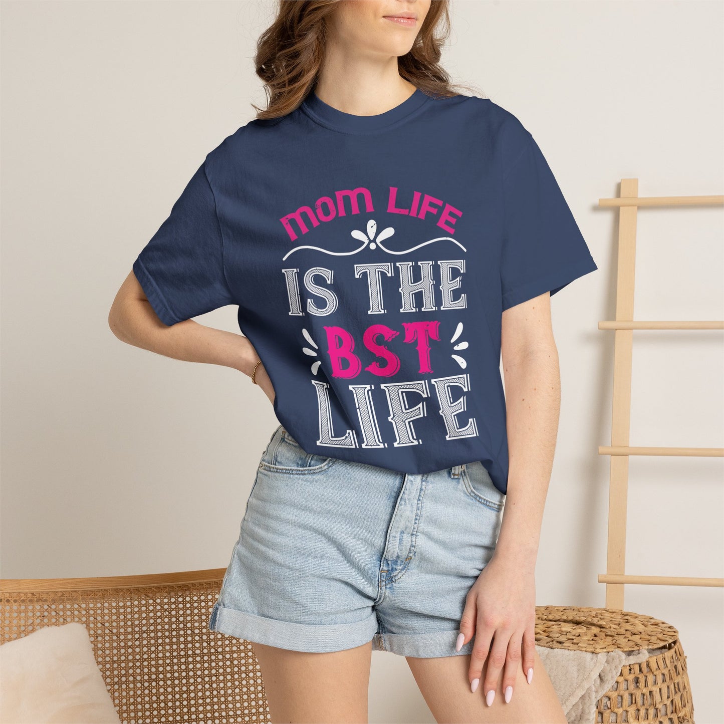 Mom T-shirt Mother Day Mama Tee Unisex Comfort Colors Garment-Dyed Cotton h79