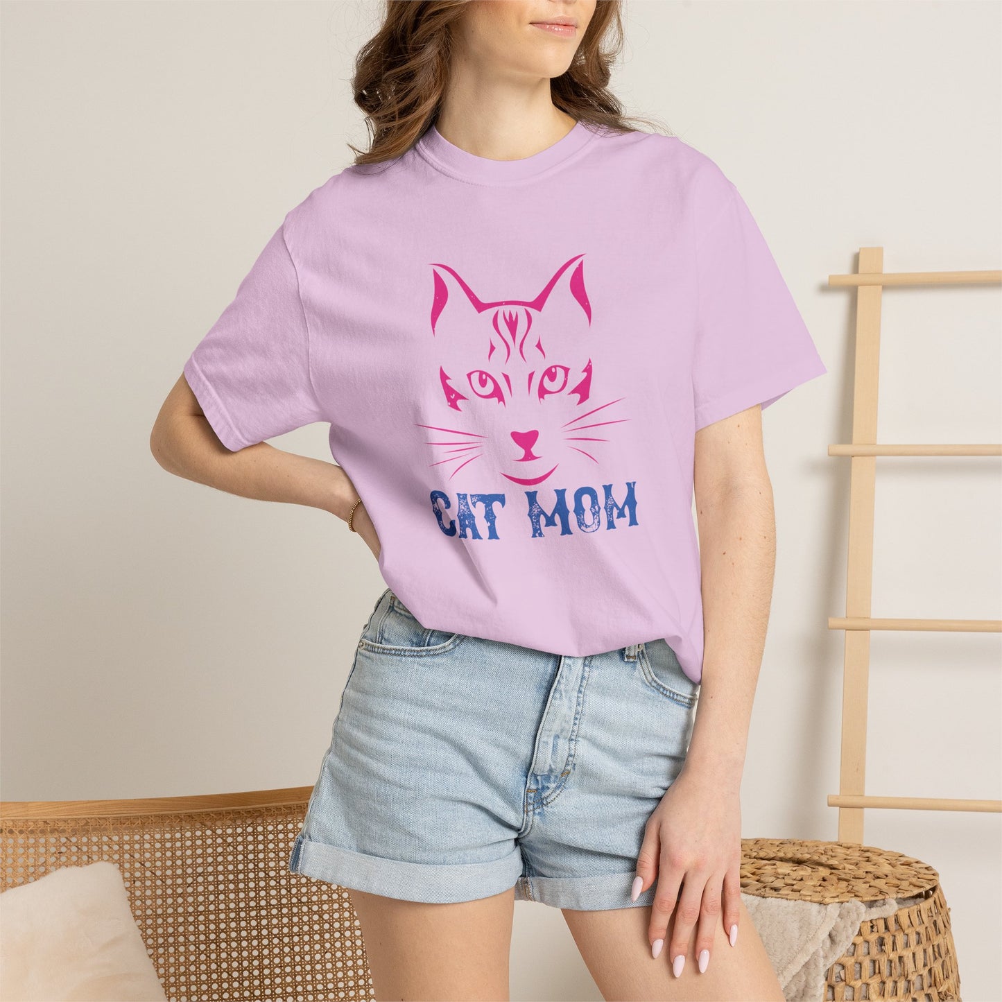 Mom T-shirt Mother Day Mama Tee Unisex Comfort Colors Garment-Dyed Cotton h66