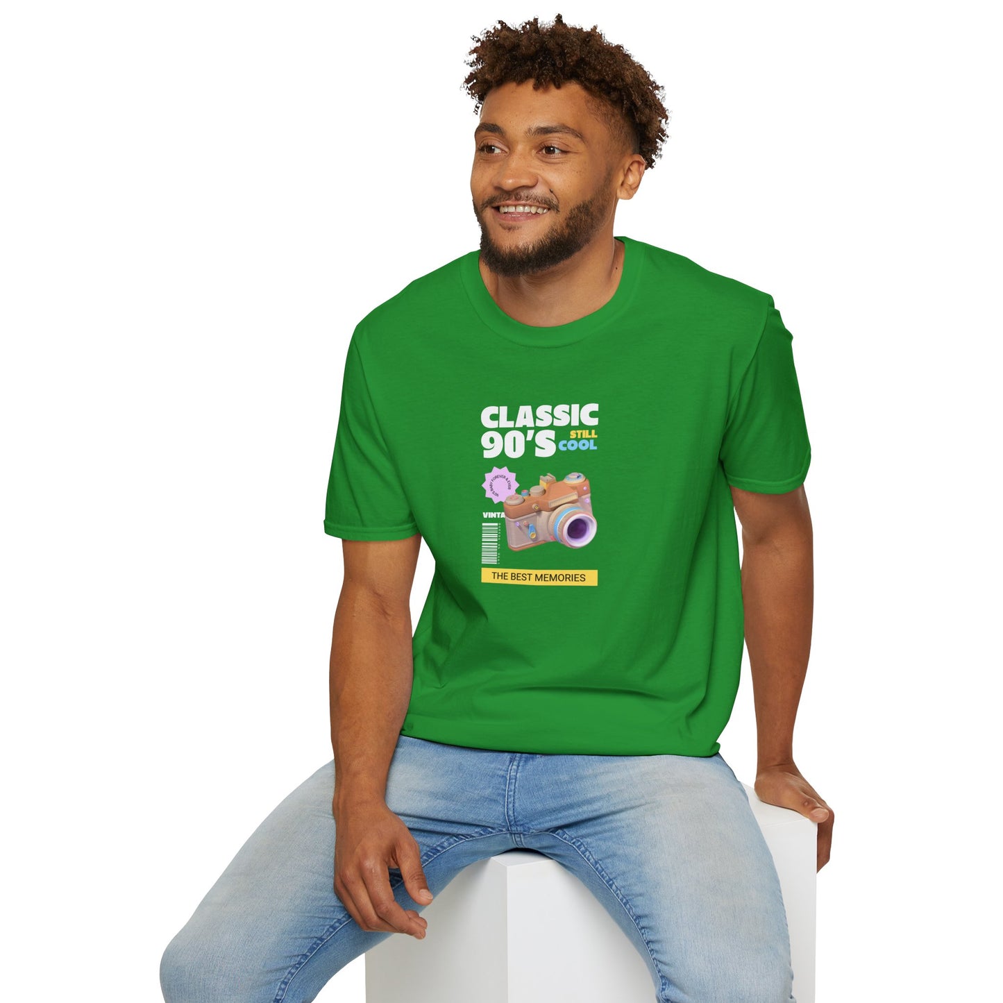 90s Camera T-Shirt Classic 90s Cool Unisex Cotton Retro Photography Tee