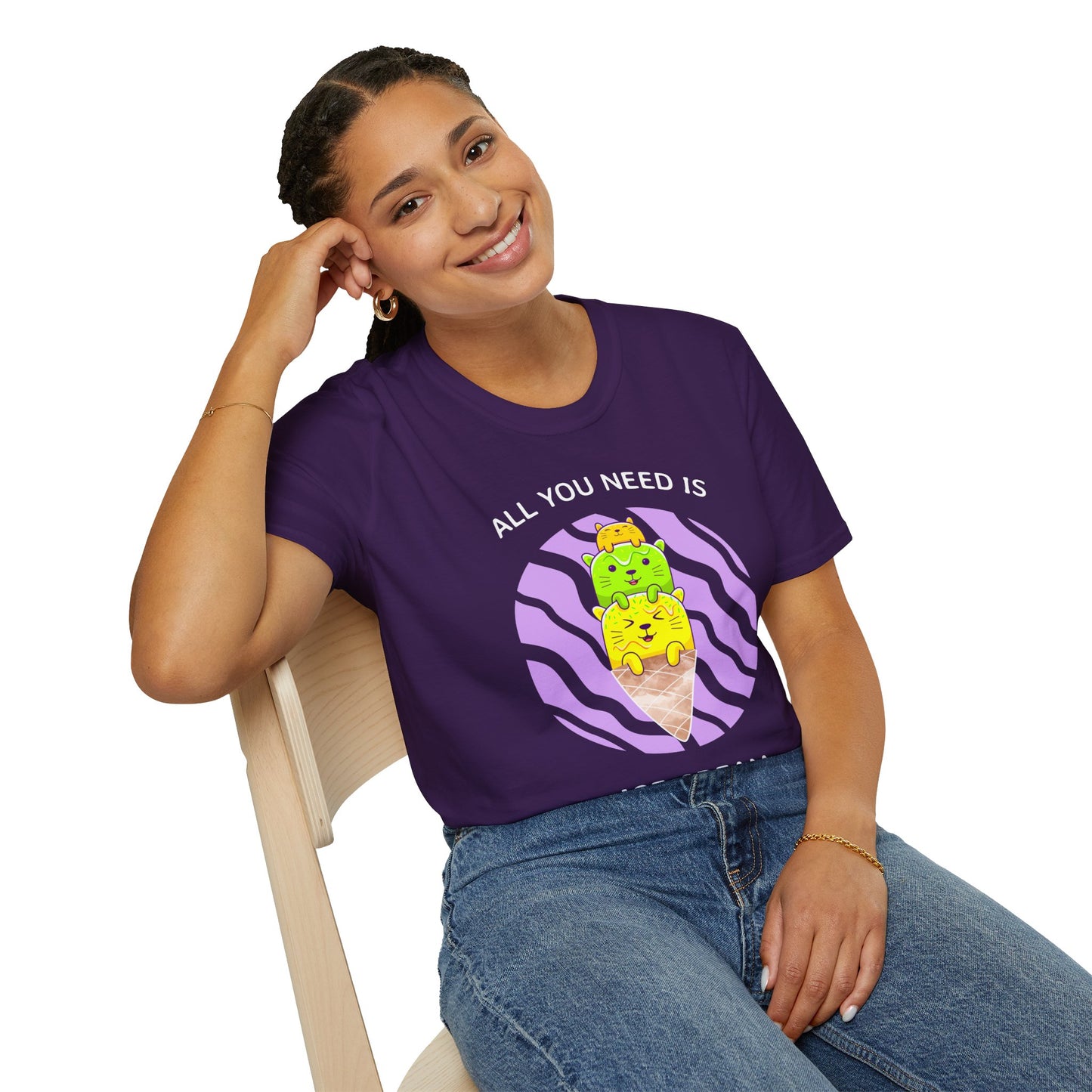 Food Tees, Funny Food T Shirts, Funny T Shirts, Shirt with Food, Junk Food Tees, Shirt with Ice Cream, Ice Cream T-Shirt