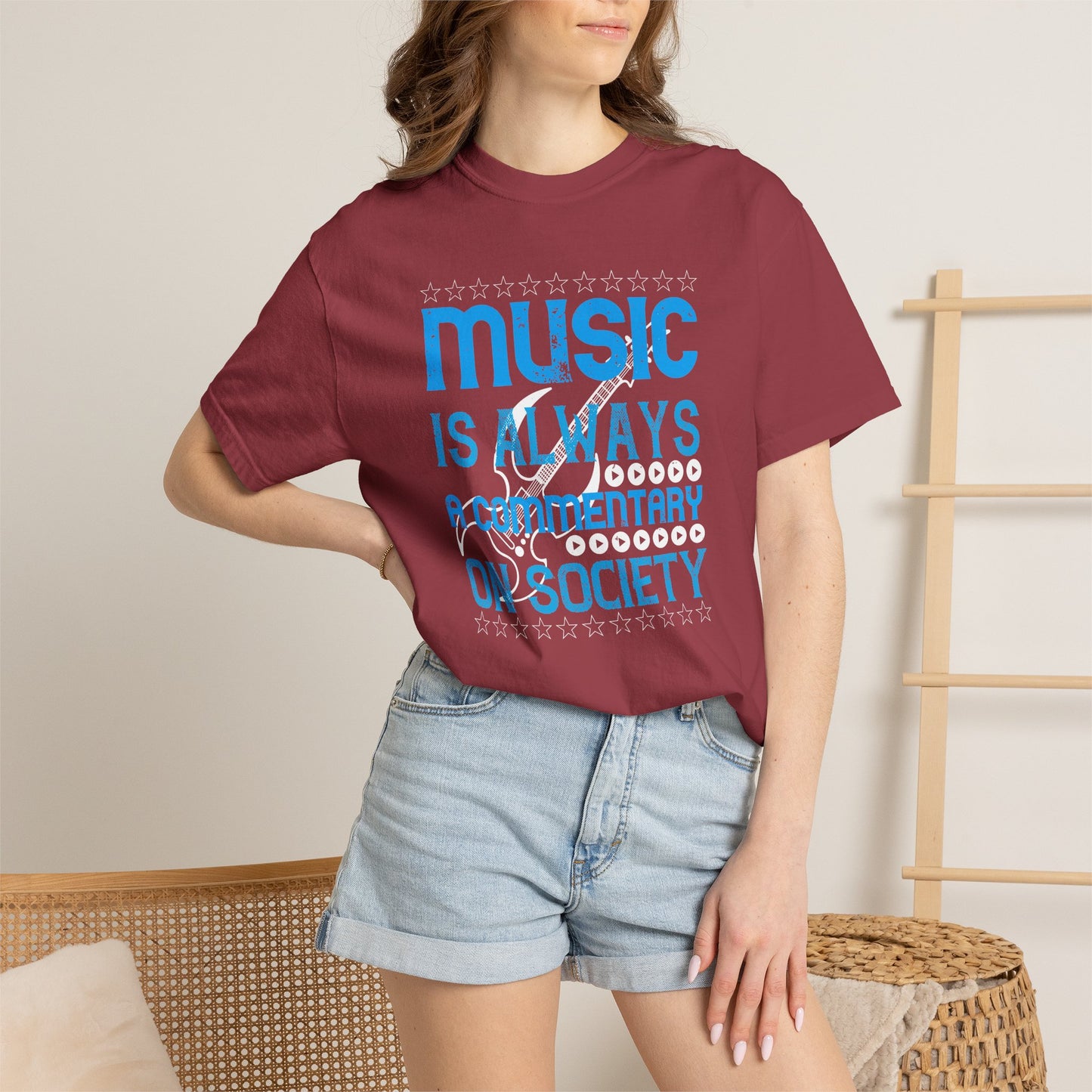 Music Graphic Design Unisex Cotton T-shirt m26