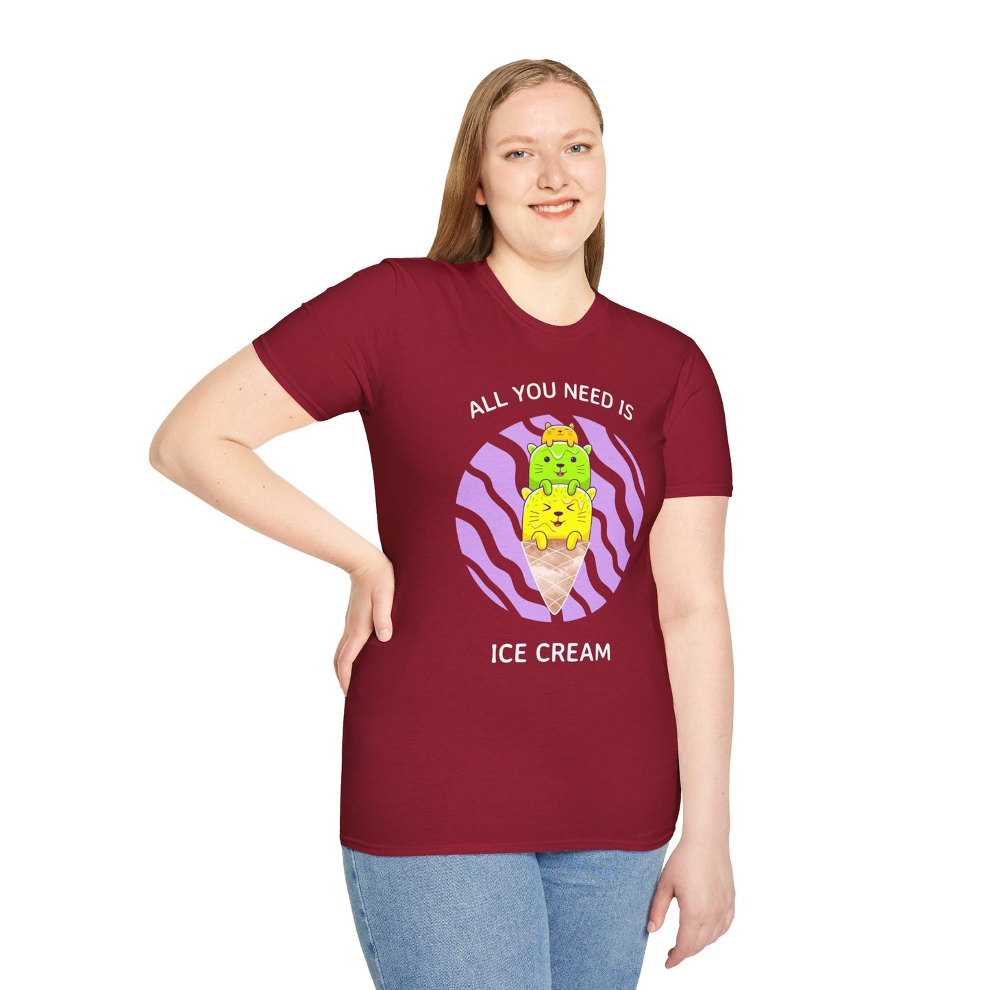 Food Tees, Funny Food T Shirts, Funny T Shirts, Shirt with Food, Junk Food Tees, Shirt with Ice Cream, Ice Cream T-Shirt