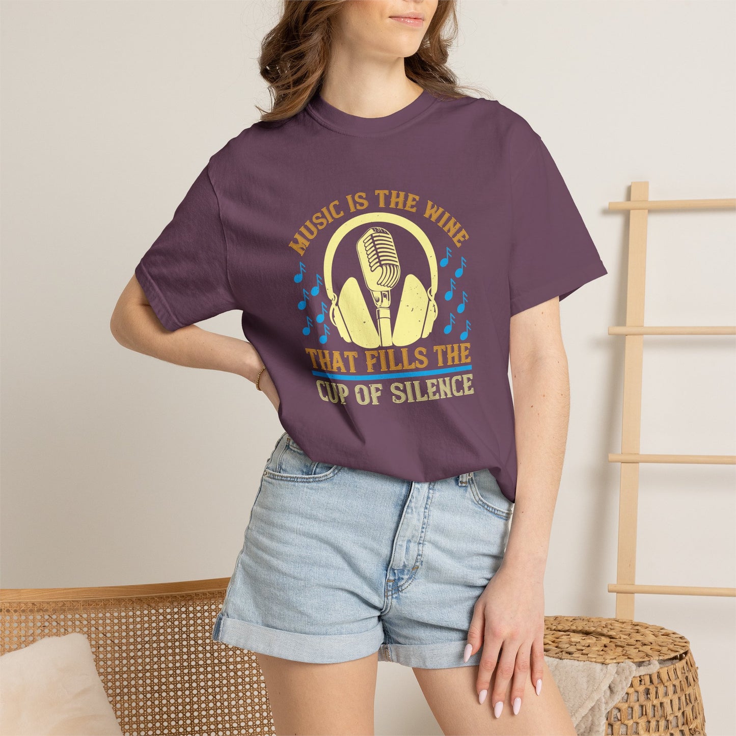 Music Graphic Design Unisex Cotton T-shirt m36