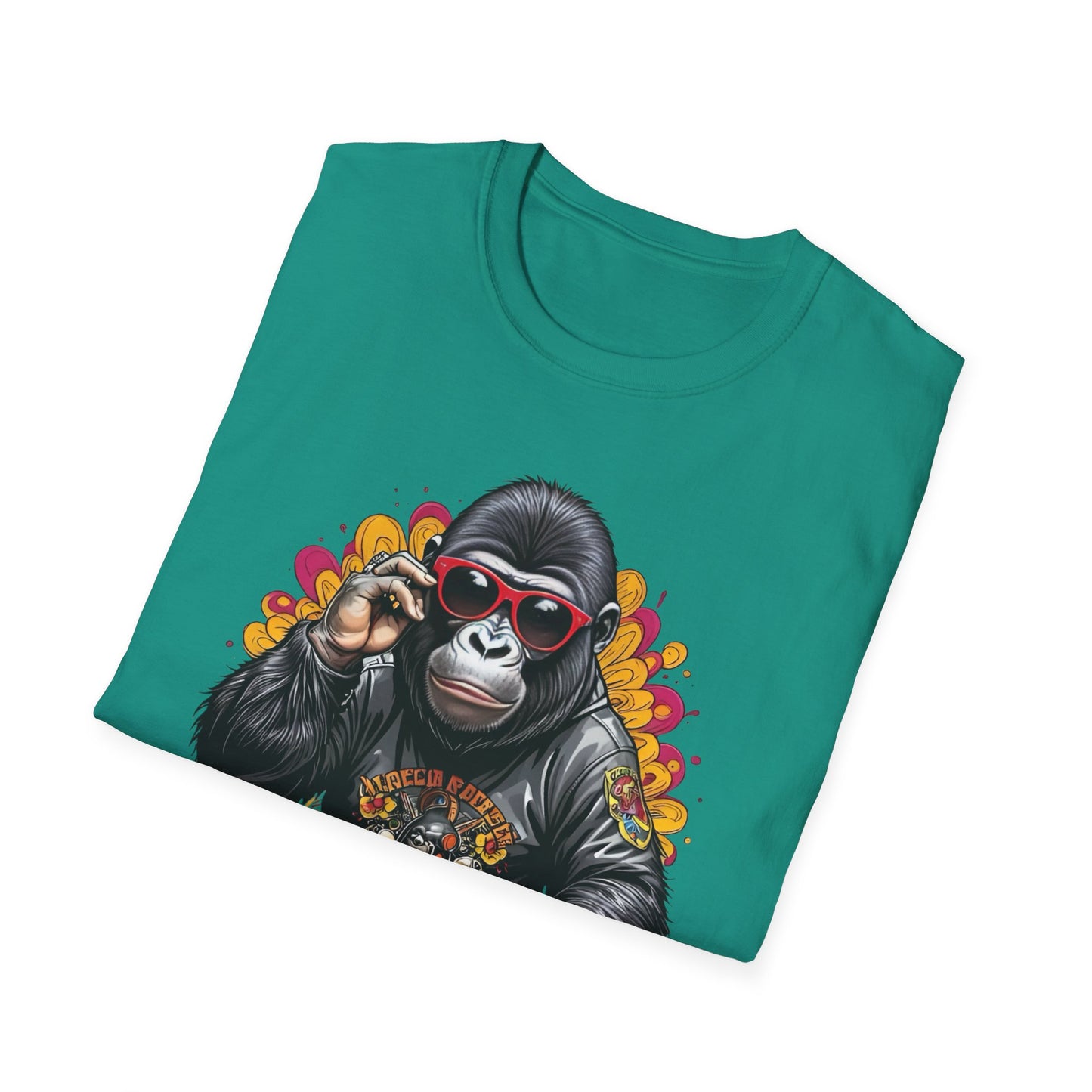 Animals Tees, Funny Animals Shirt, T Shirts with Funny Animals, T-Shirt with Gorilla, Monkey Tees