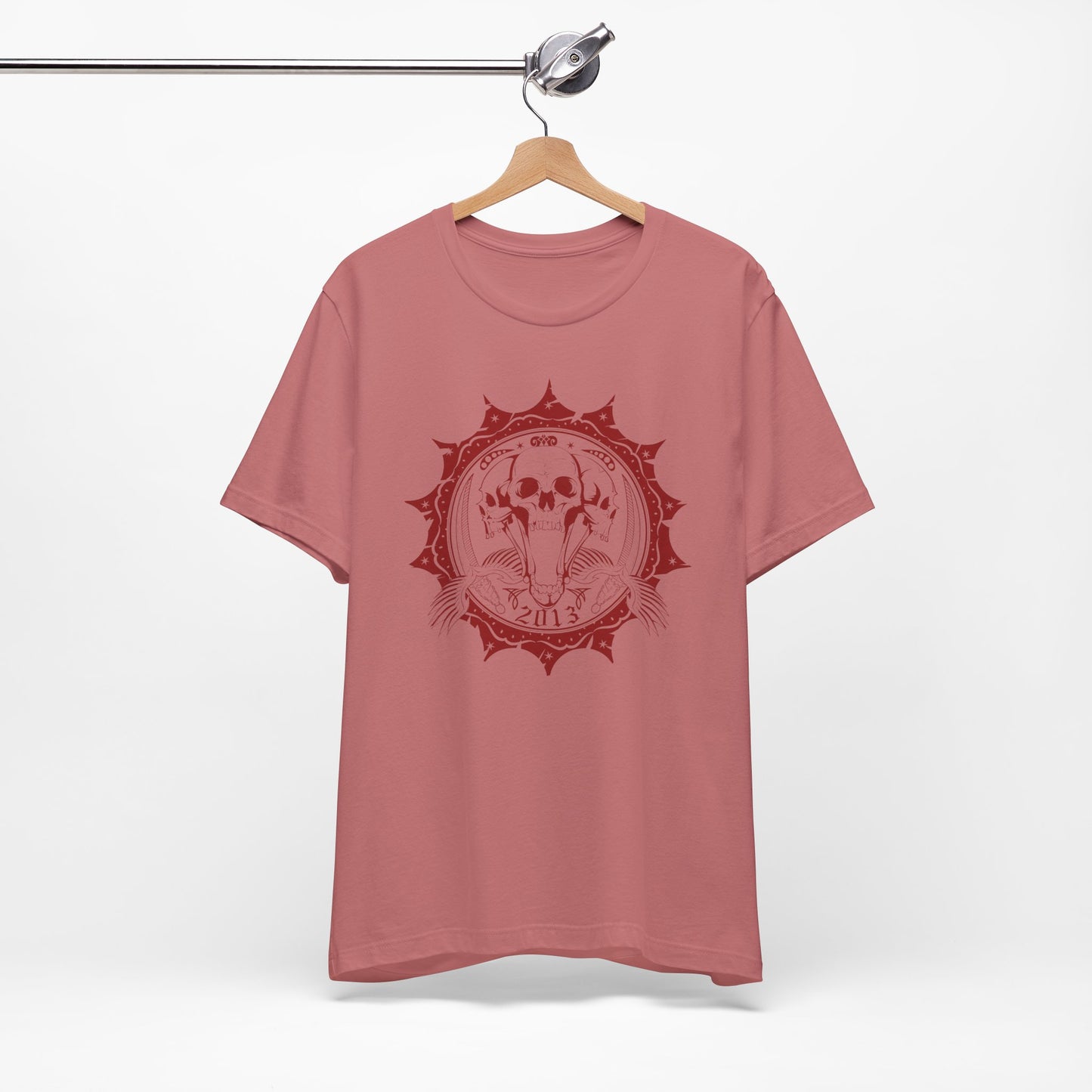 Skull Elephant Mandala Tee Boho Skull Graphic Shirt Art-51