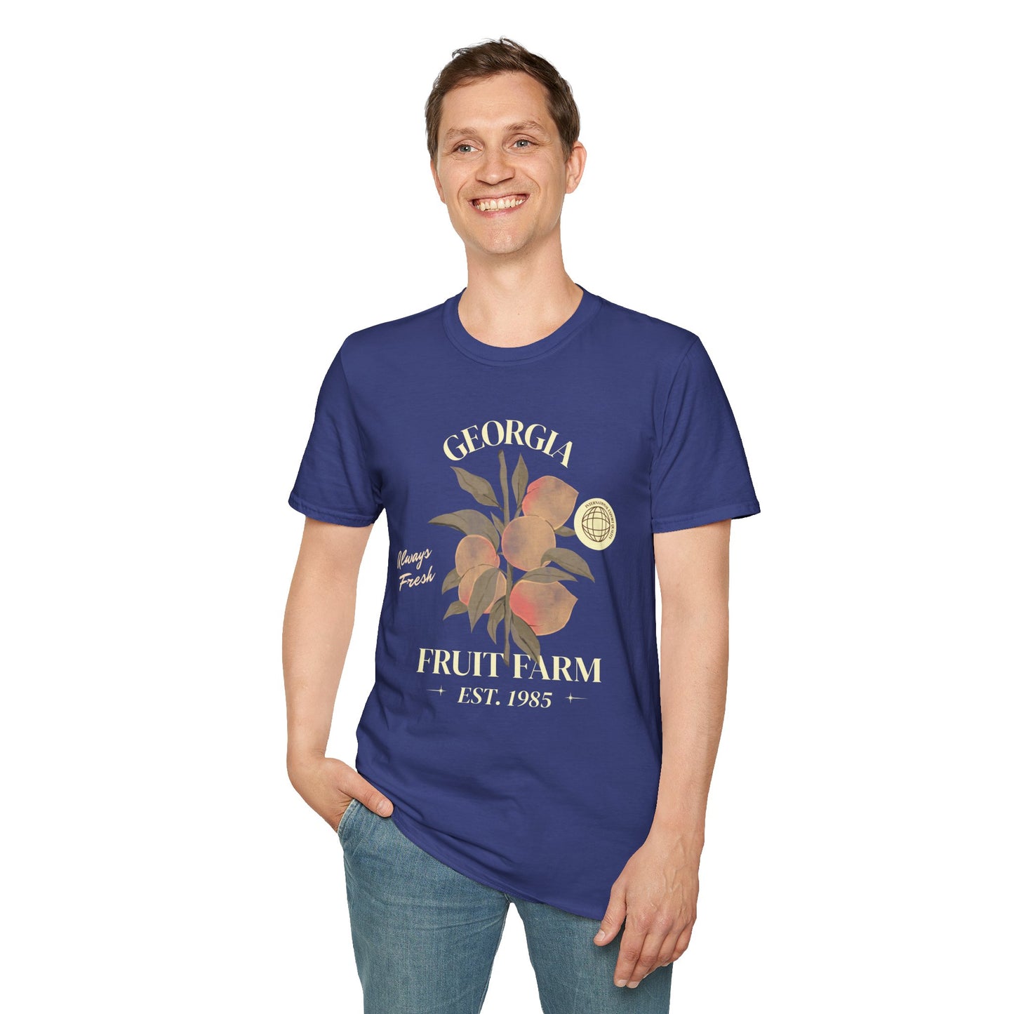 Food Tees, Funny Food T Shirts, Funny T Shirts, Shirt with Fruits, Shirt with Peach