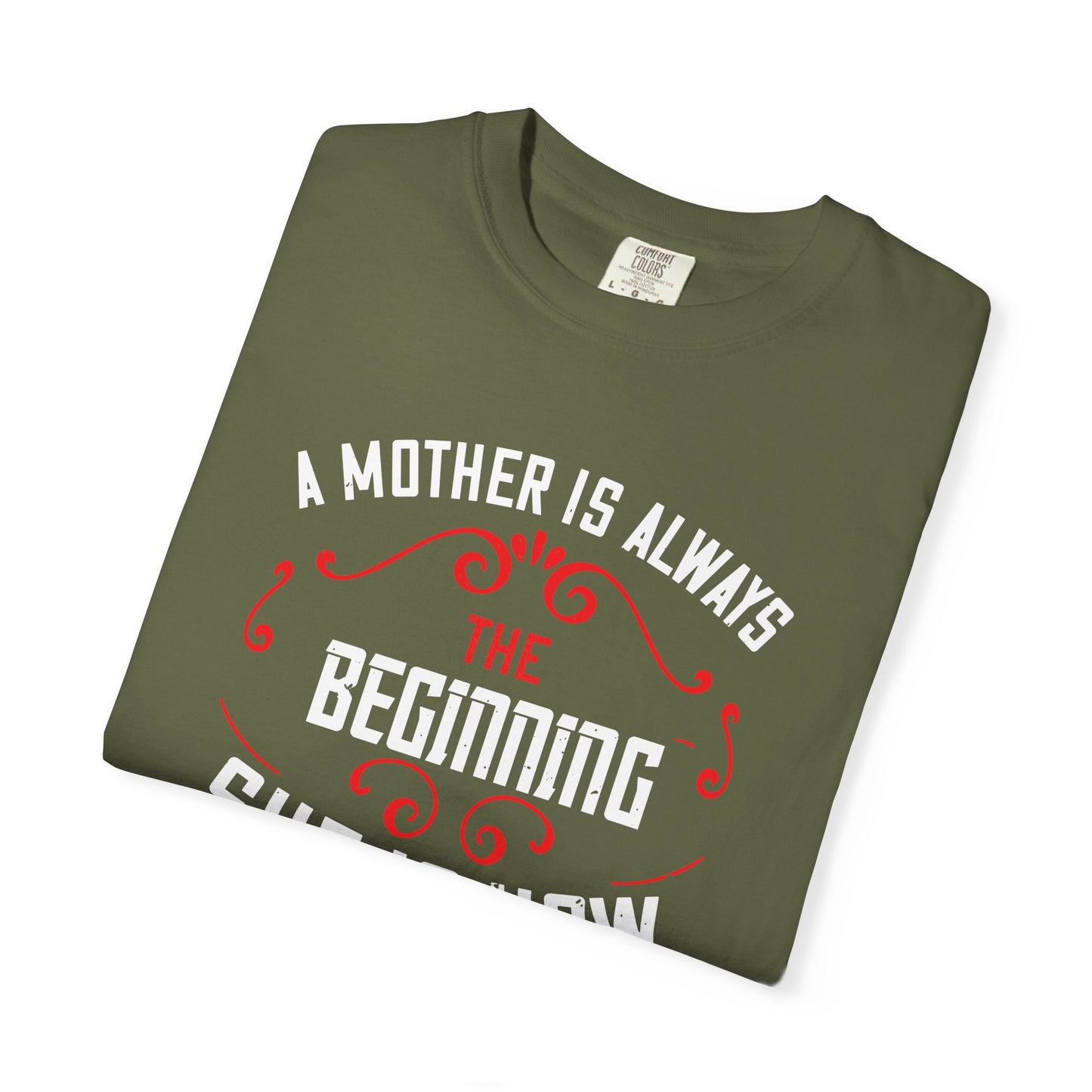 Mom T-shirt Mother Day Mama Tee Unisex Comfort Colors Garment-Dyed Cotton h53