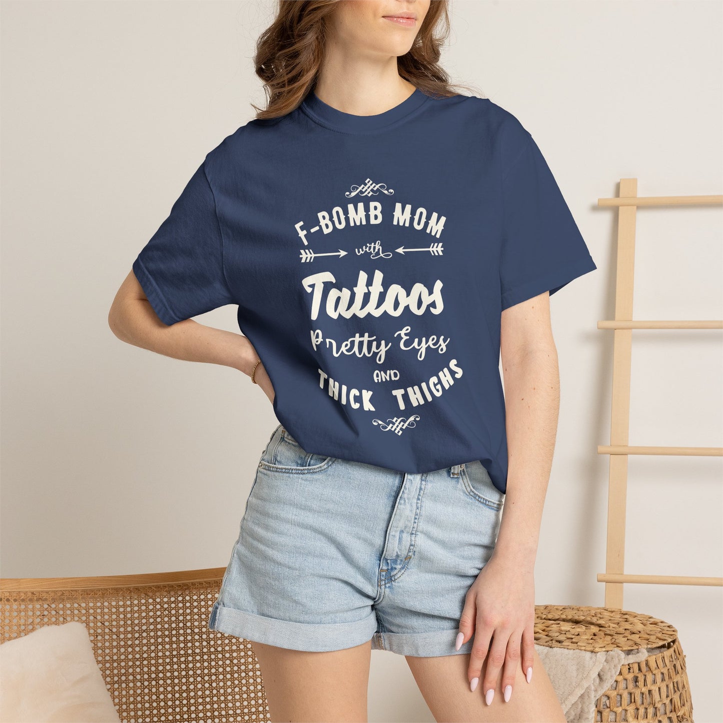 Mom T-shirt Mother's Day Mama Tee Unisex Comfort Colors Garment-Dyed Cotton h37