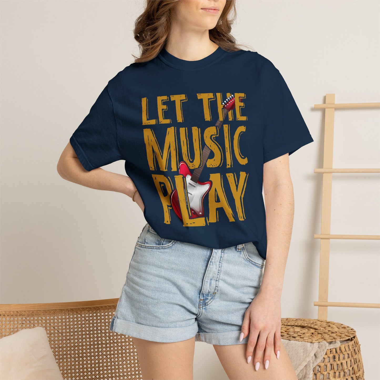 Music Graphic Design Unisex Cotton T-shirt 002