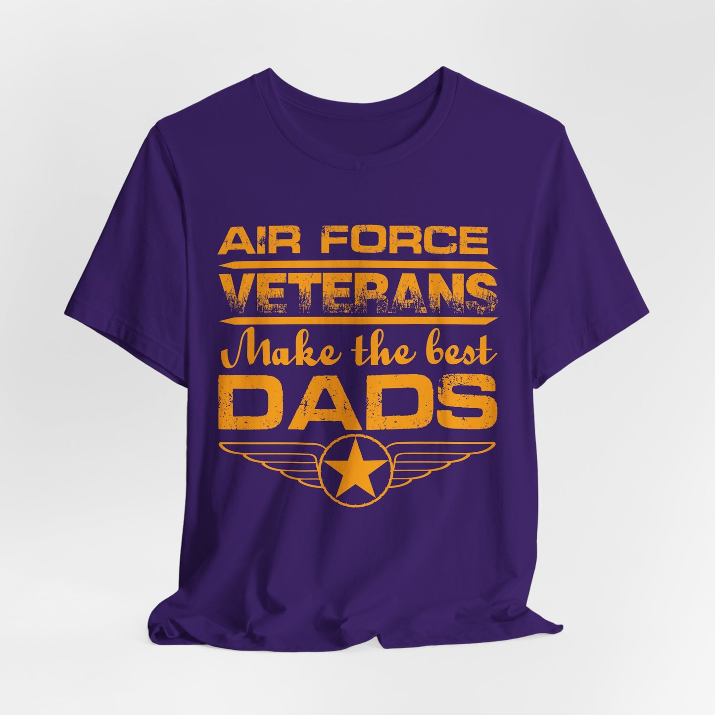 Air Force Veterans Make the Best Dads T-Shirt Military Dad Unisex Cotton Tee v48