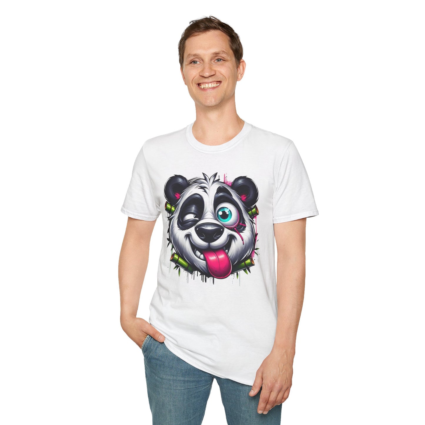 Animals Tees, Funny Animals Shirt, T Shirts with Funny Animals, T-Shirt with Panda, Panda Tees