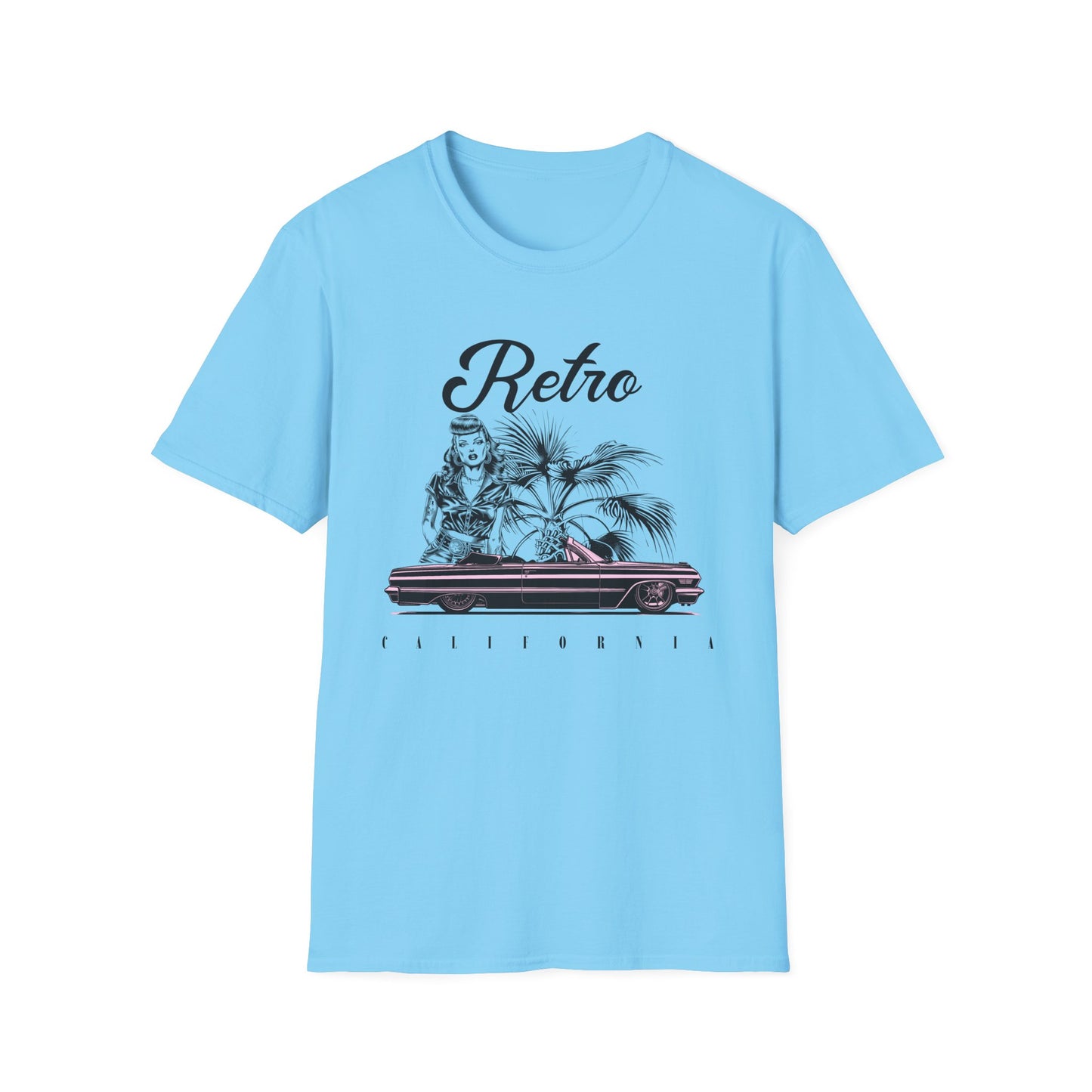 Retro T Shirt, Retro Design Shirt, Retro Art Tee Shirt, T-shirt with Retro Style