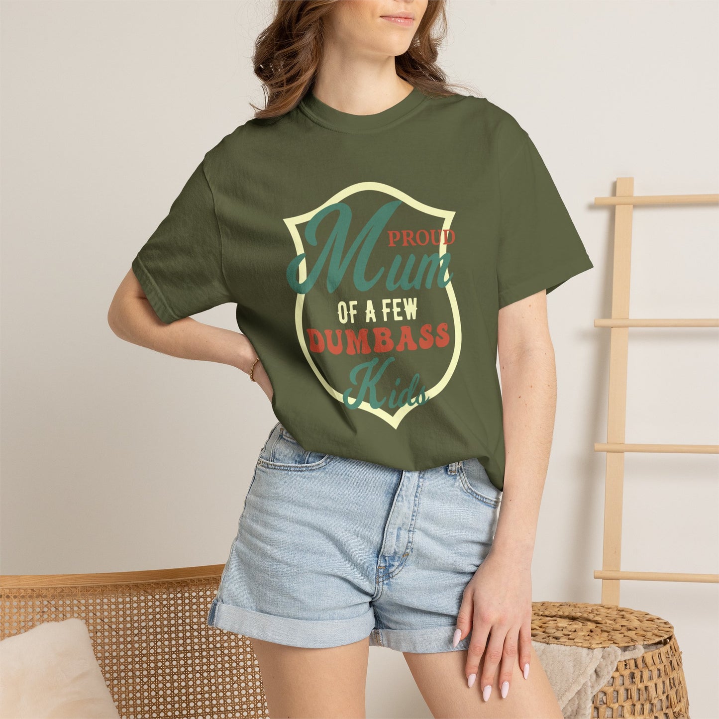 Mom T-shirt Mother's Day Mama Tee Unisex Comfort Colors Garment-Dyed Cotton h44