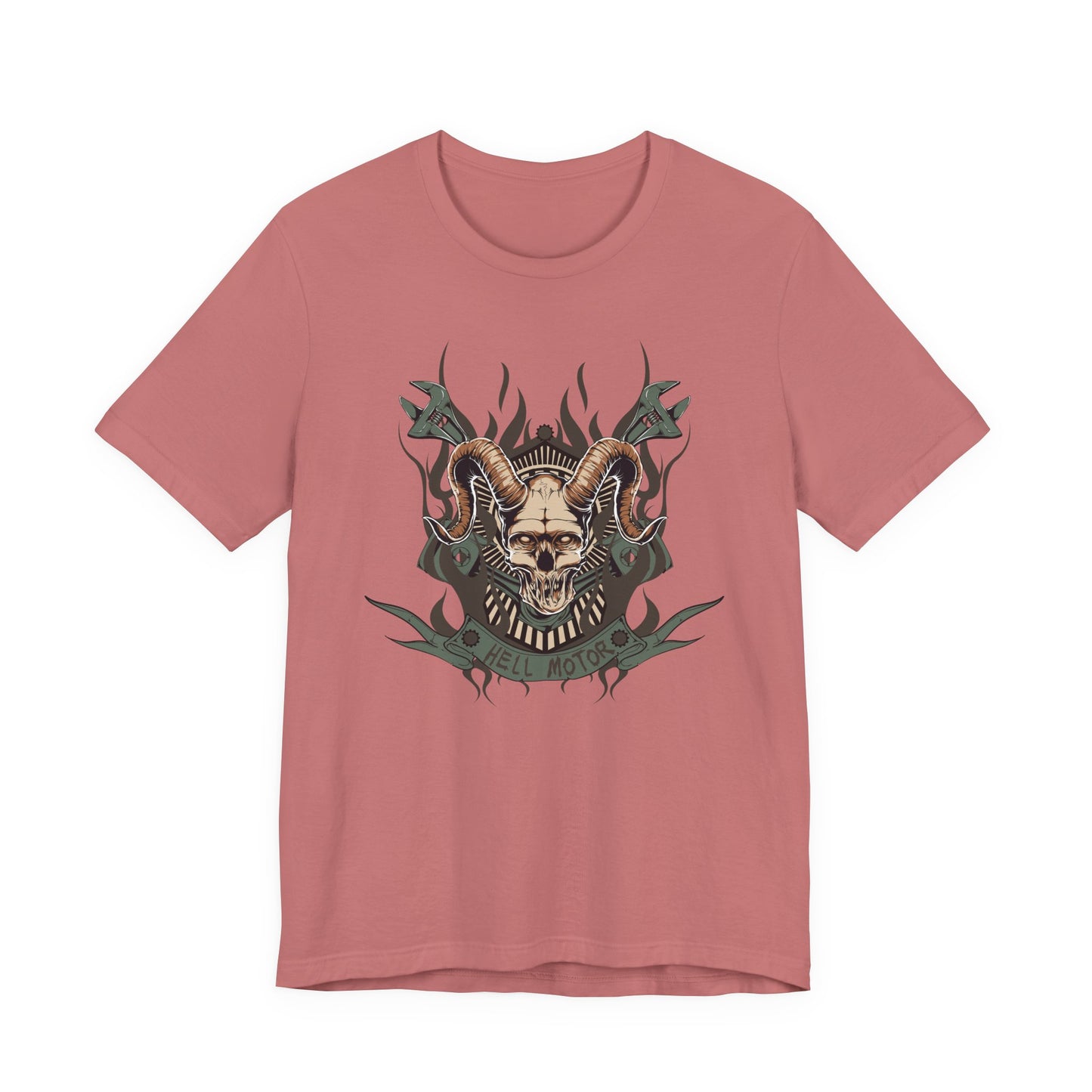 Gothic Skull Graphic Design Unisex Cotton Tee Art-49