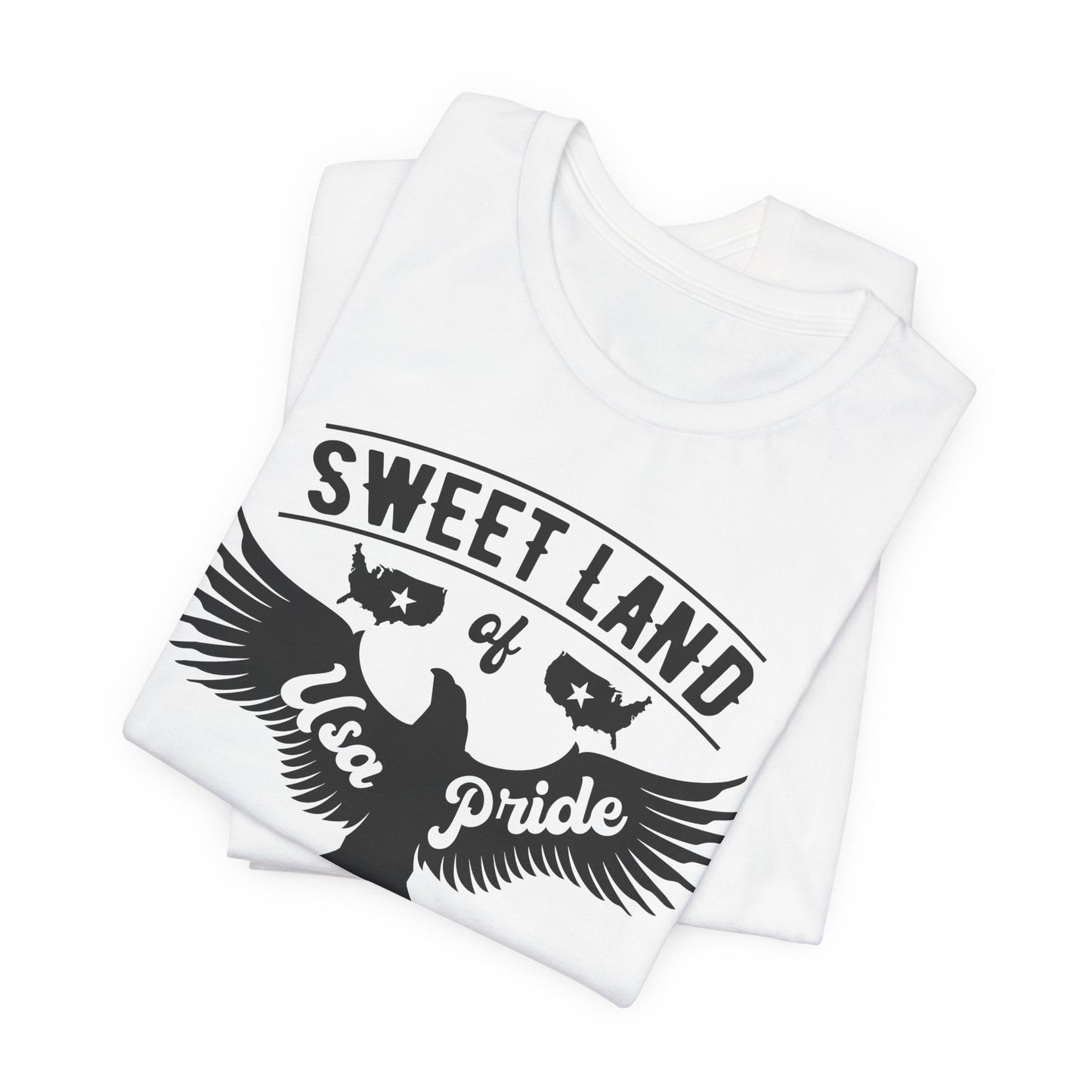 Liberty Eagle Graphic Unisex Cotton T-Shirt a4