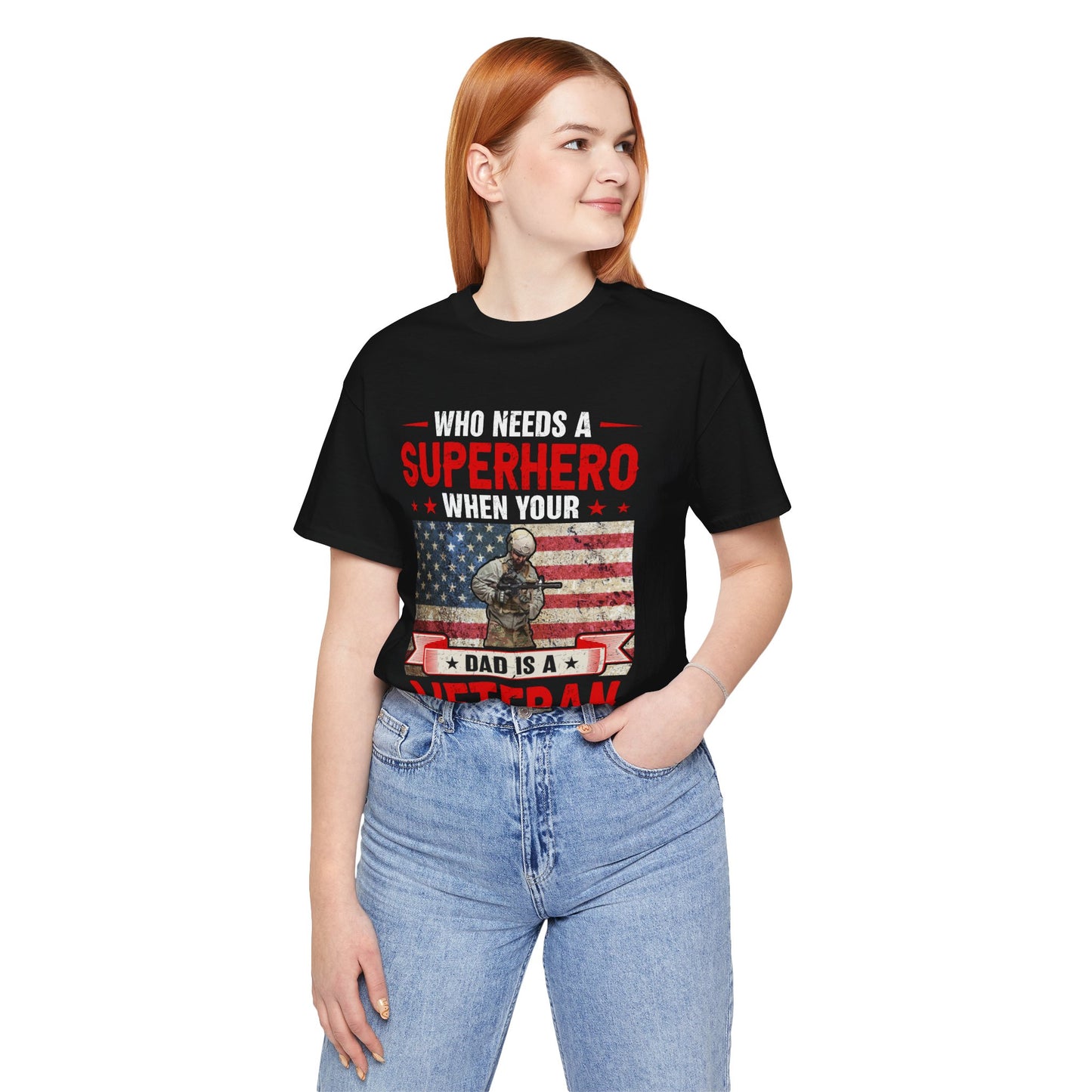 American Flag Graphic Unisex Cotton Tee v43