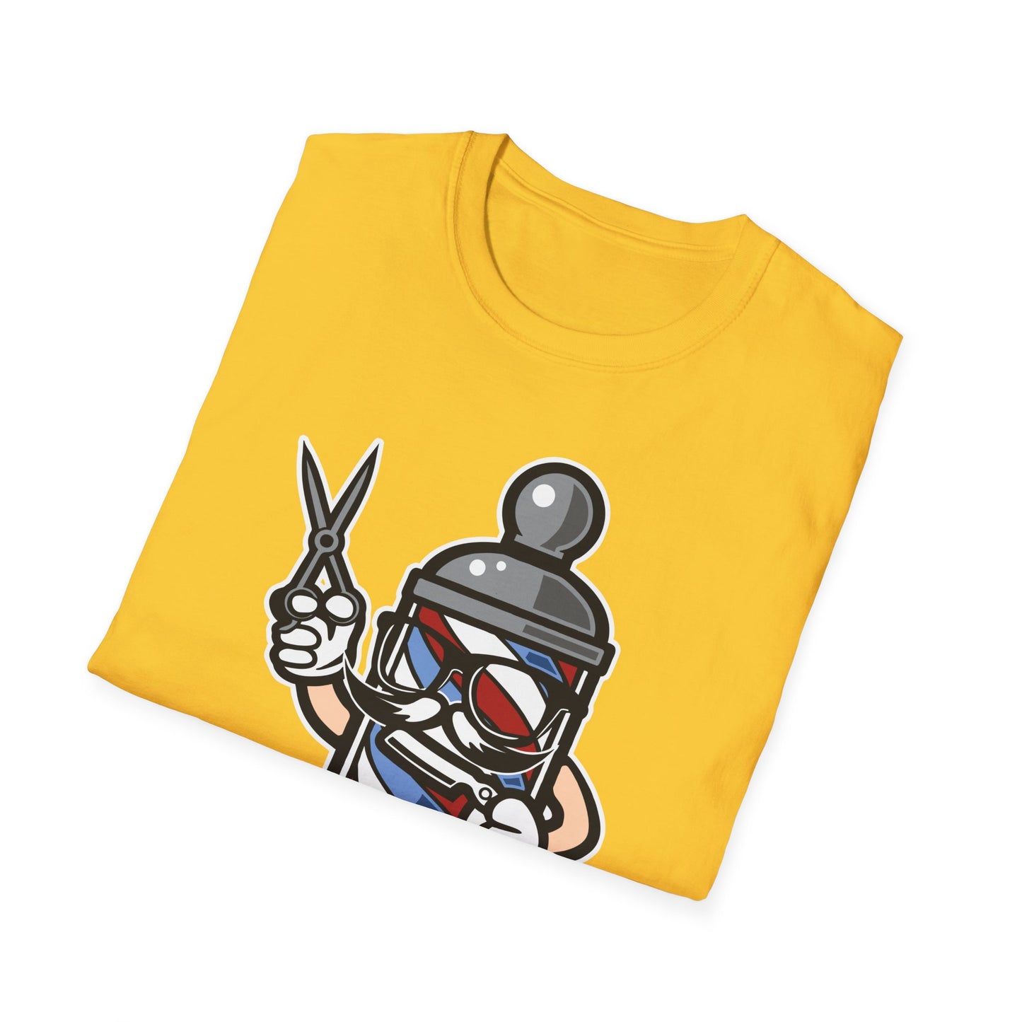 Cartoon Animation T Shirt Unisex Funny Tee Cotton Gildan Softstyle 64000 Comfortable Wear