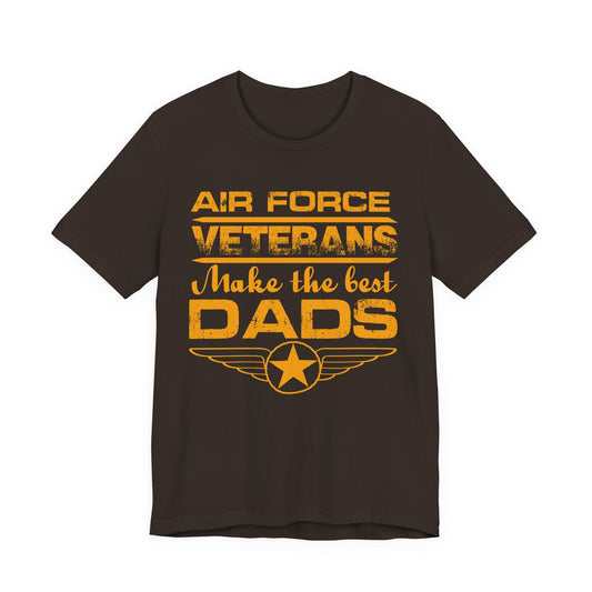 Air Force Veterans Make the Best Dads T-Shirt Military Dad Unisex Cotton Tee v48