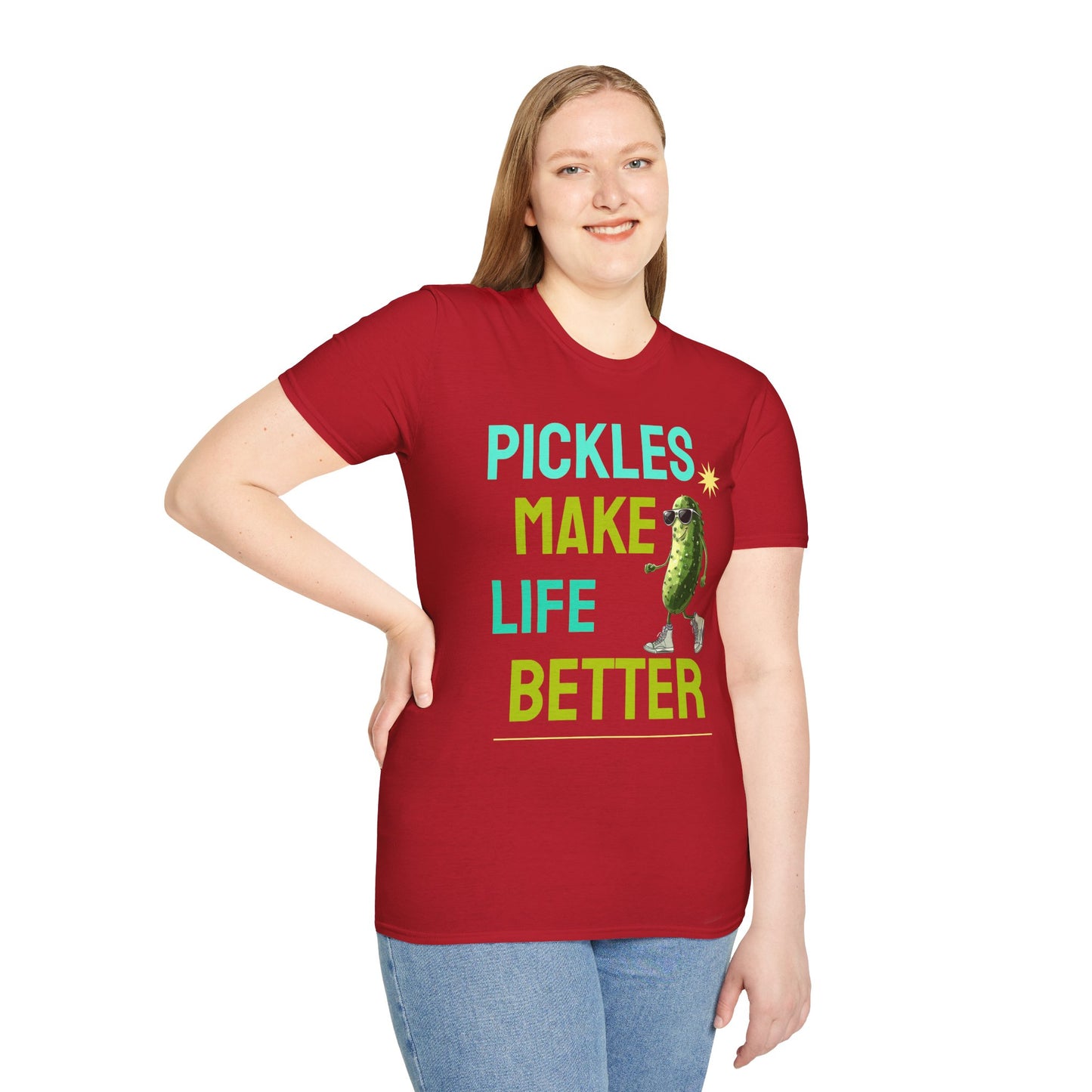 Food Tees, Funny Food T Shirts, Funny T Shirts, Shirt with Vegetables, Shirt with Pickle