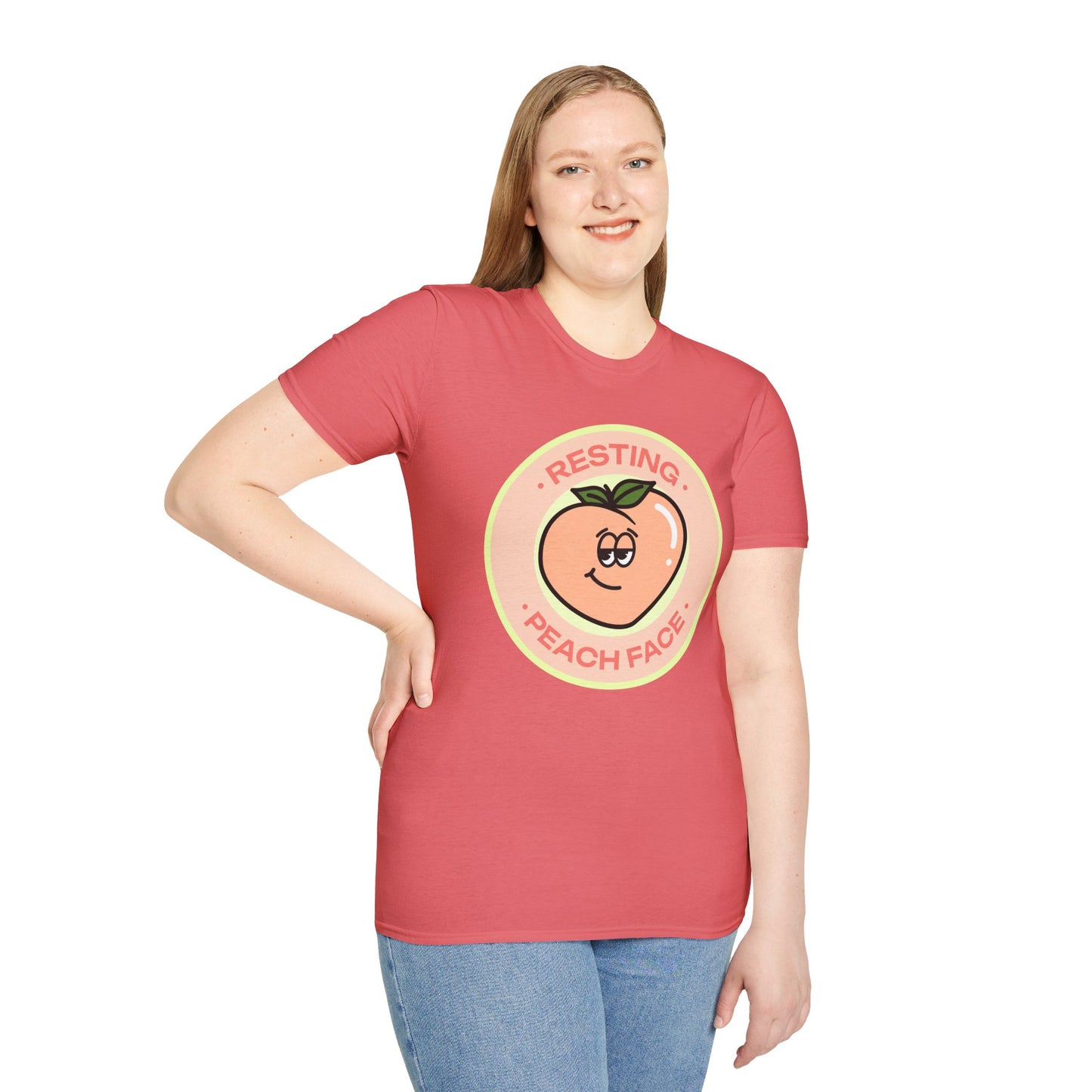 Food Tees, Funny Food T Shirts, Funny T Shirts, Shirt with Fruits, Shirt with Peach
