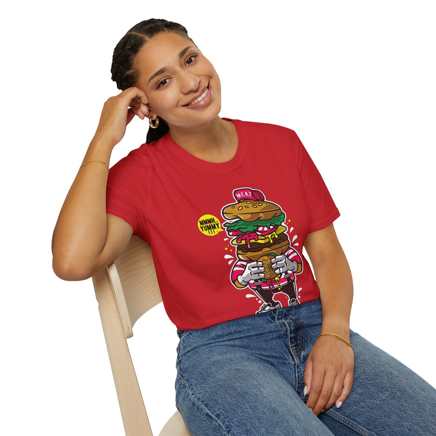 Cartoon T Shirt Animation T Shirt Funny Tee Unisex Gildan Softstyle 64000 Ring Spun Cotton