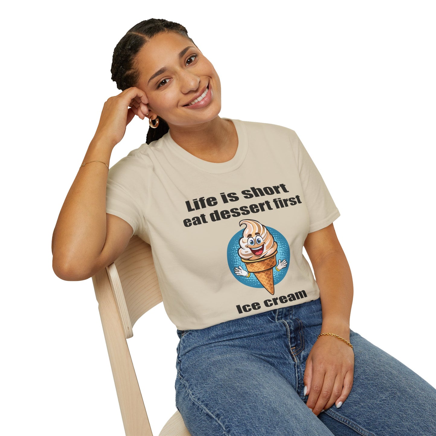 Food Tees, Funny Food T Shirts, Funny T Shirts, Shirt with Food, Junk Food Tees, Shirt with Ice Cream, Ice Cream T-Shirt