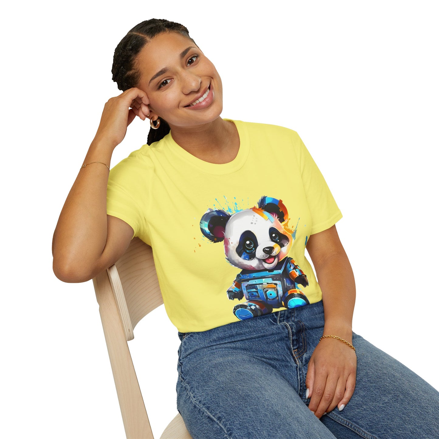 Animals Tees, Funny Animals Shirt, T Shirts with Funny Animals, T-Shirt with Panda, Panda Tees