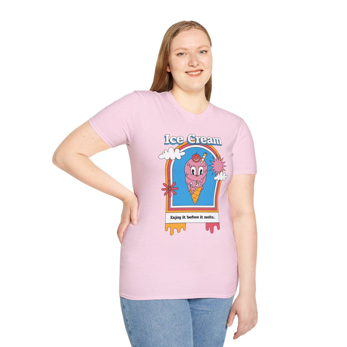 Food Tees, Funny Food T Shirts, Funny T Shirts, Shirt with Food, Junk Food Tees, Shirt with Ice Cream, Ice Cream T-Shirt