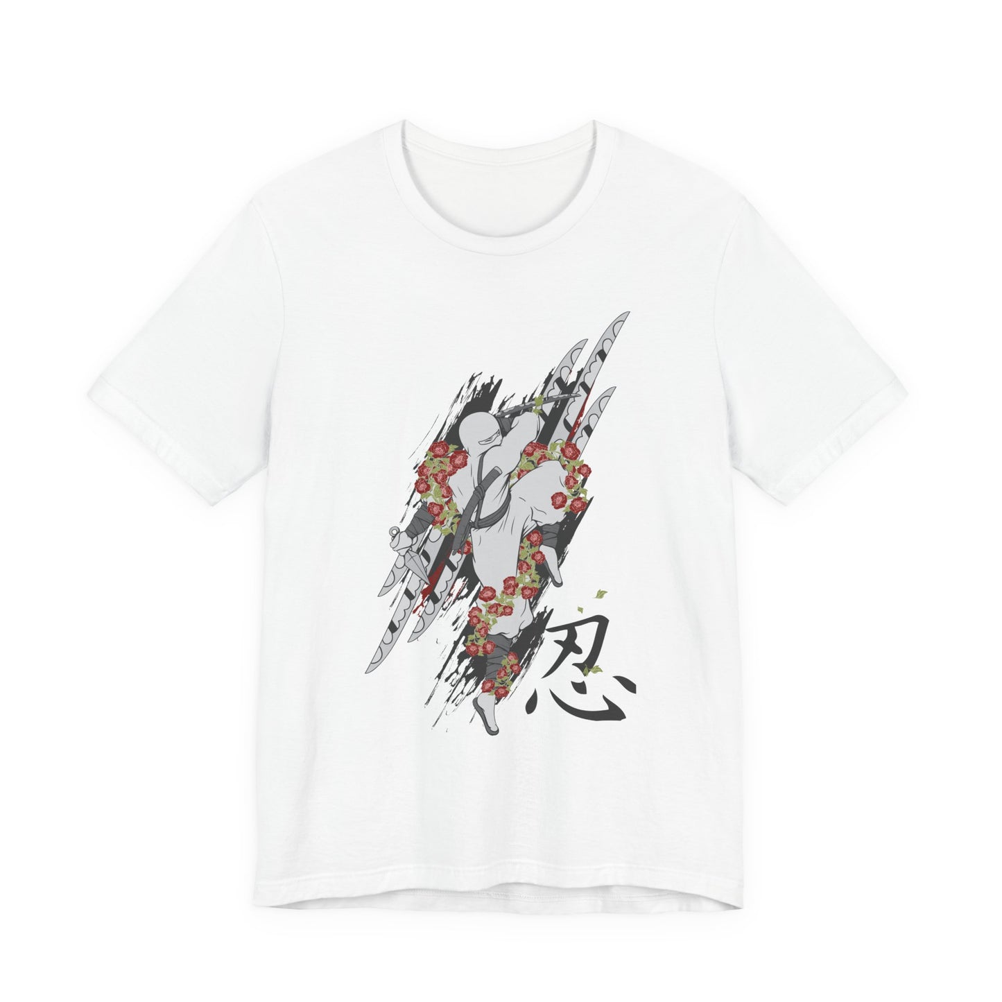 Ninja Samurai Artwork Graphic Unisex Cotton T-Shirt r5