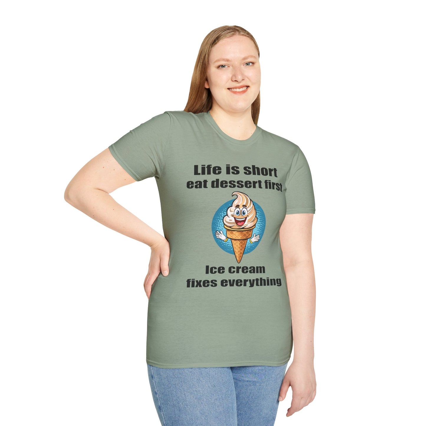 Food Tees, Funny Food T Shirts, Funny T Shirts, Shirt with Food, Junk Food Tees, Shirt with Ice Cream, Ice Cream T-Shirt