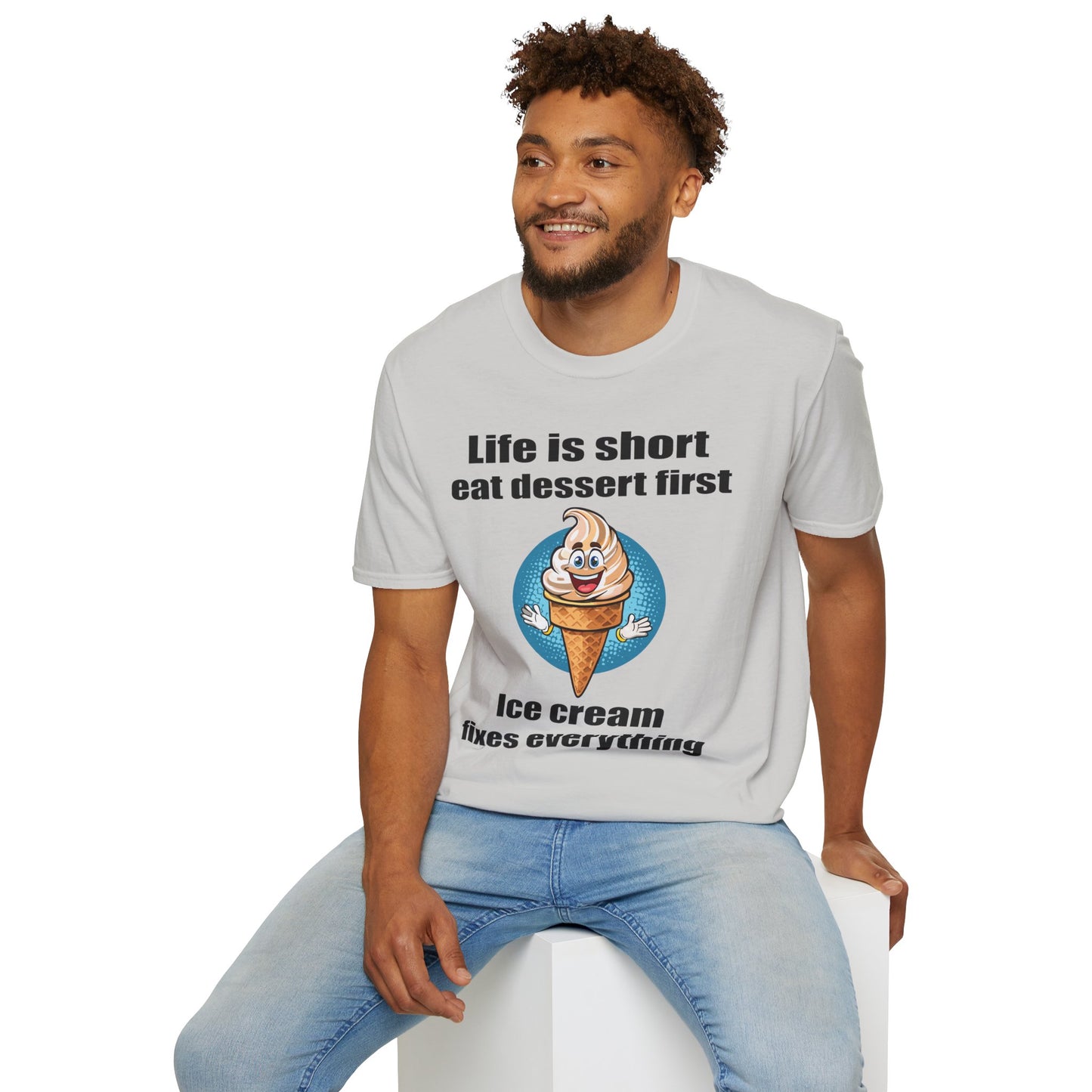Food Tees, Funny Food T Shirts, Funny T Shirts, Shirt with Food, Junk Food Tees, Shirt with Ice Cream, Ice Cream T-Shirt