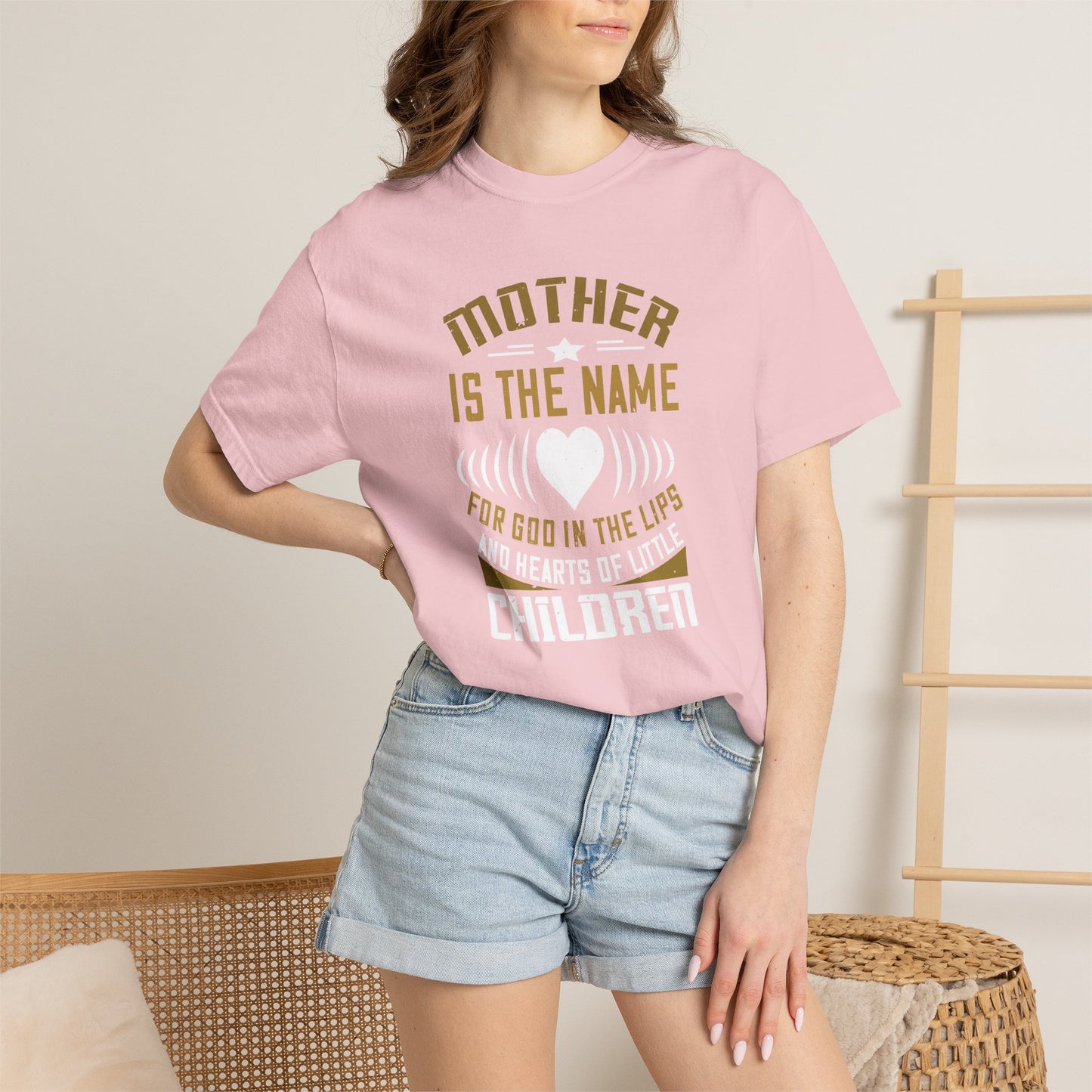 Mom T-shirt Mother Day Mama Tee Unisex Comfort Colors Garment-Dyed Cotton h83