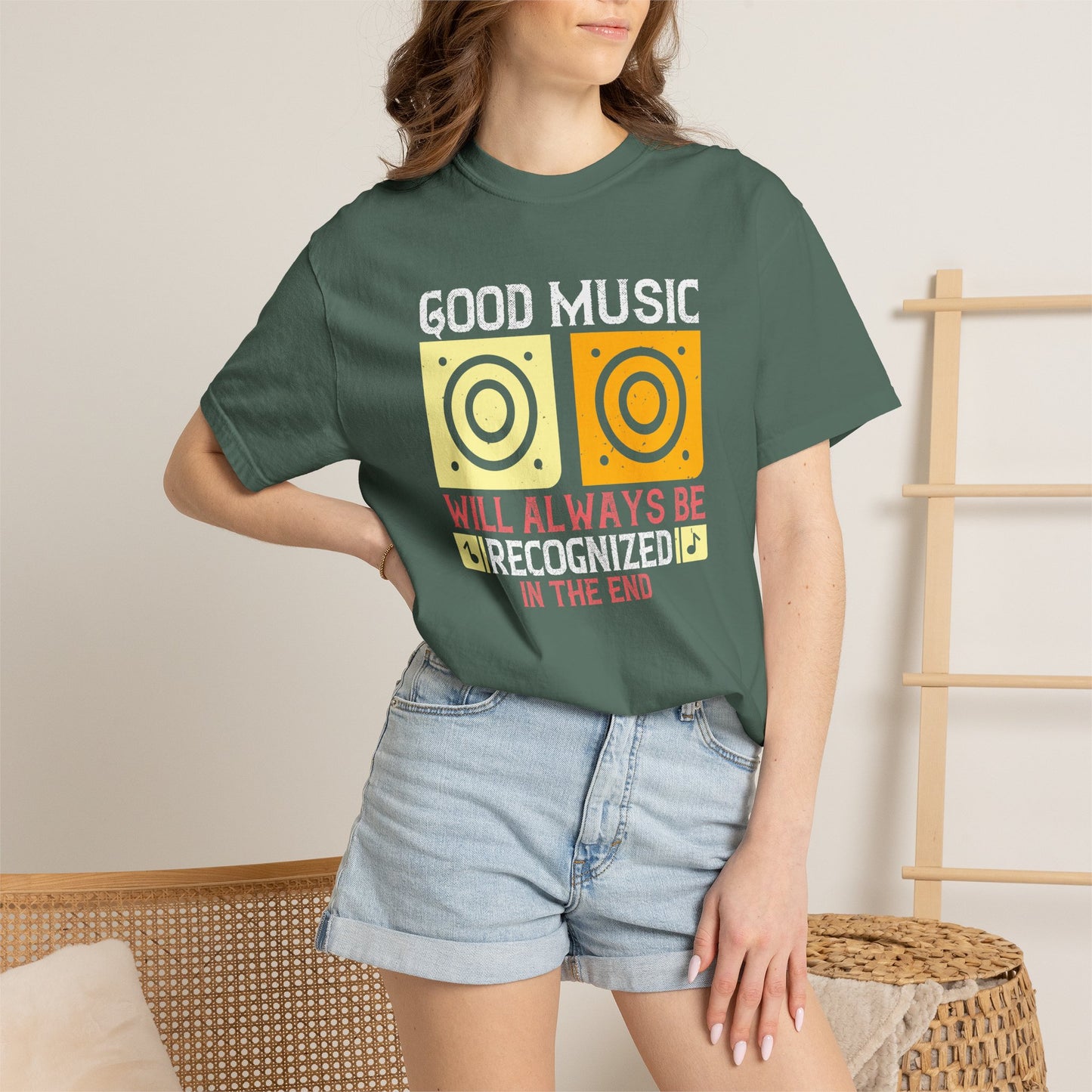 Music Graphic Design Unisex Cotton T-shirt m2