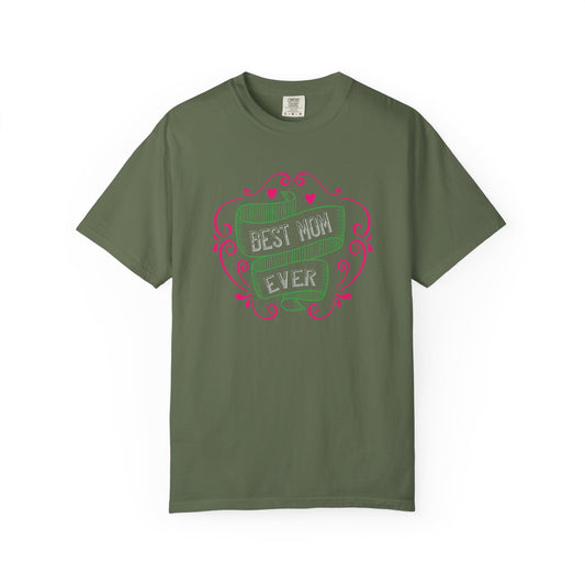 Mom T-shirt Mother Day Mama Tee Unisex Comfort Colors Garment-Dyed Cotton h64