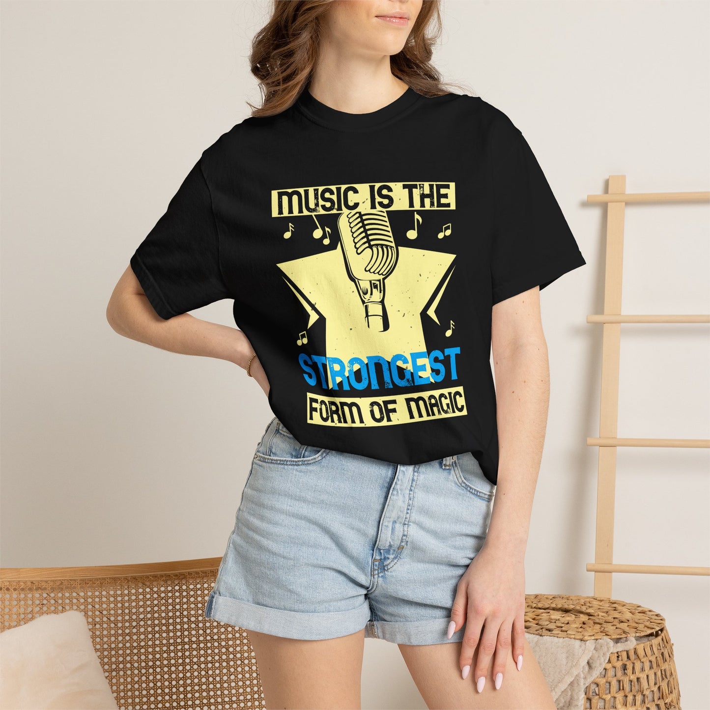 Music Graphic Design Unisex Cotton T-shirt m35