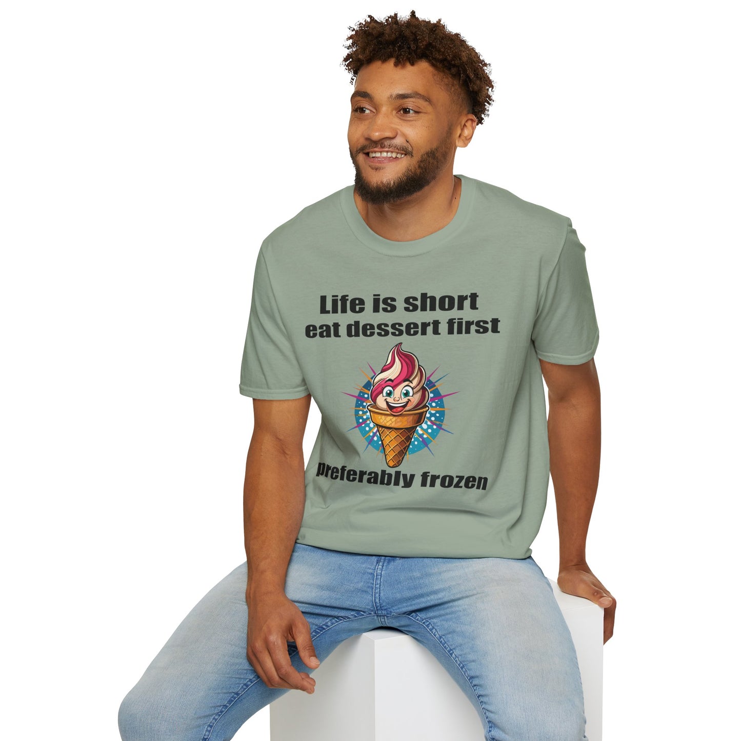 Food Tees, Funny Food T Shirts, Funny T Shirts, Shirt with Food, Junk Food Tees, Shirt with Ice Cream, Ice Cream T-Shirt
