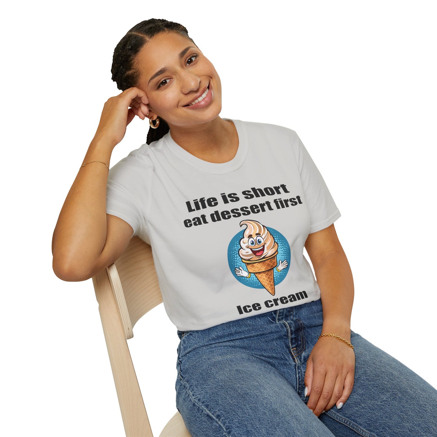 Food Tees, Funny Food T Shirts, Funny T Shirts, Shirt with Food, Junk Food Tees, Shirt with Ice Cream, Ice Cream T-Shirt
