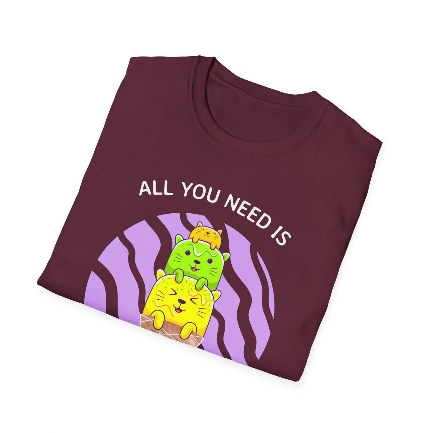 Food Tees, Funny Food T Shirts, Funny T Shirts, Shirt with Food, Junk Food Tees, Shirt with Ice Cream, Ice Cream T-Shirt