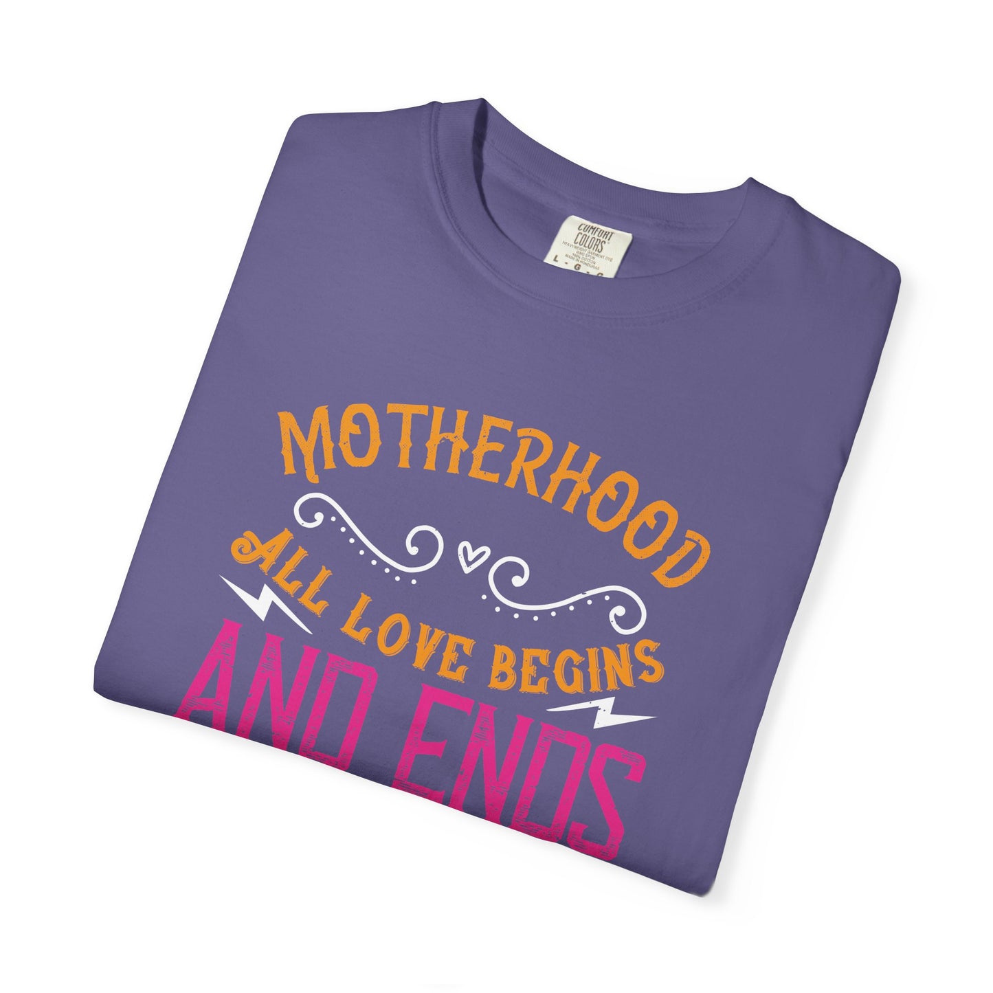 Mom T-shirt Mother Day Mama Tee Unisex Comfort Colors Garment-Dyed Cotton h85